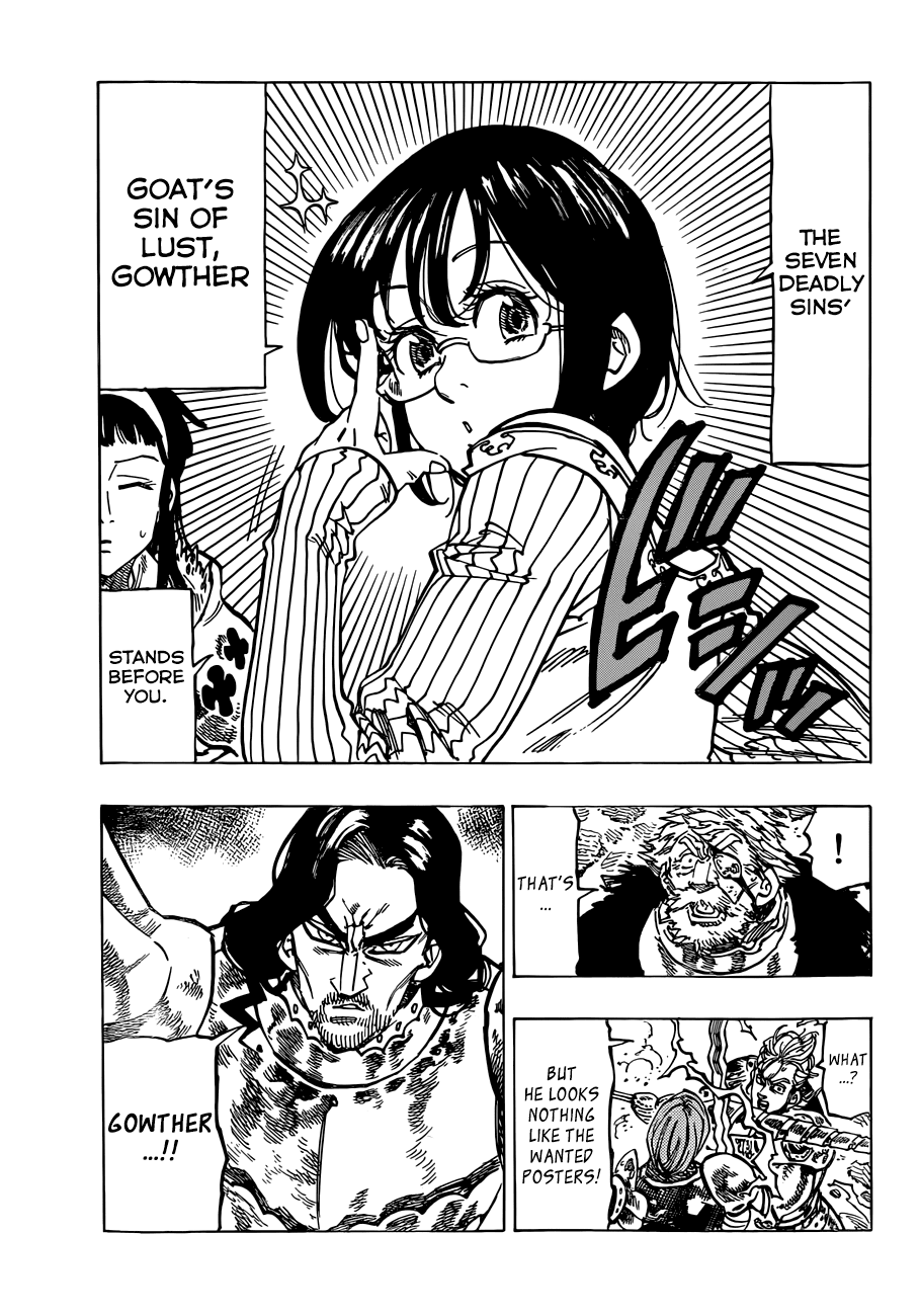 Nanatsu no Taizai Chapter 70 page 4 - Chapter 70: The Hellfire Captain of the Holy Knights