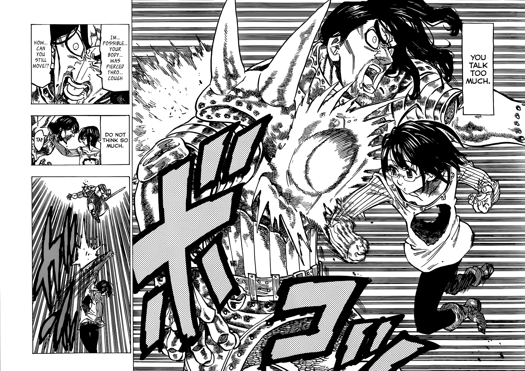 Nanatsu no Taizai Chapter 70 page 9 - Chapter 70: The Hellfire Captain of the Holy Knights