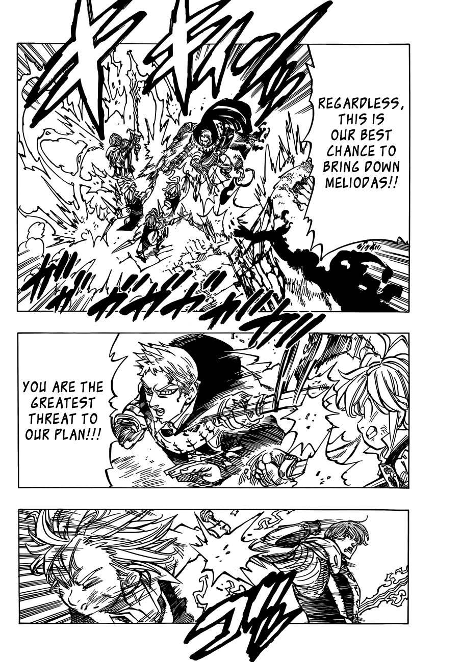 Nanatsu no Taizai Chapter 80 page 13 - Chapter 80: A Dramatic Surge of Reversal