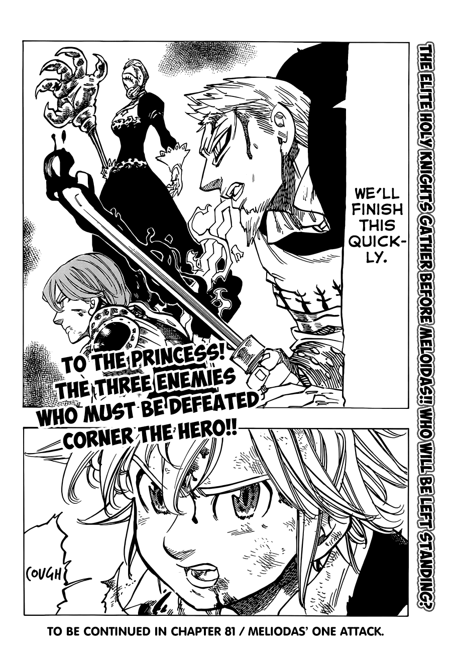 Nanatsu no Taizai Chapter 80 page 21 - Chapter 80: A Dramatic Surge of Reversal