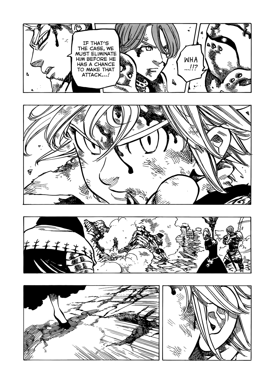 Nanatsu no Taizai Chapter 81 page 14 - Chapter 81: Meliodas' Strike