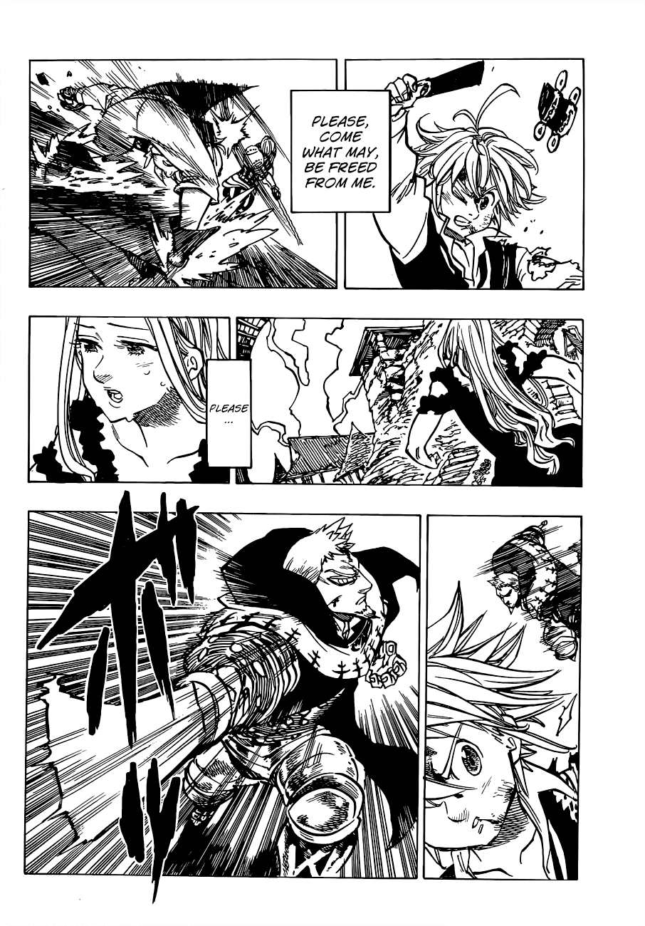 Nanatsu no Taizai Chapter 81 page 7 - Chapter 81: Meliodas' Strike