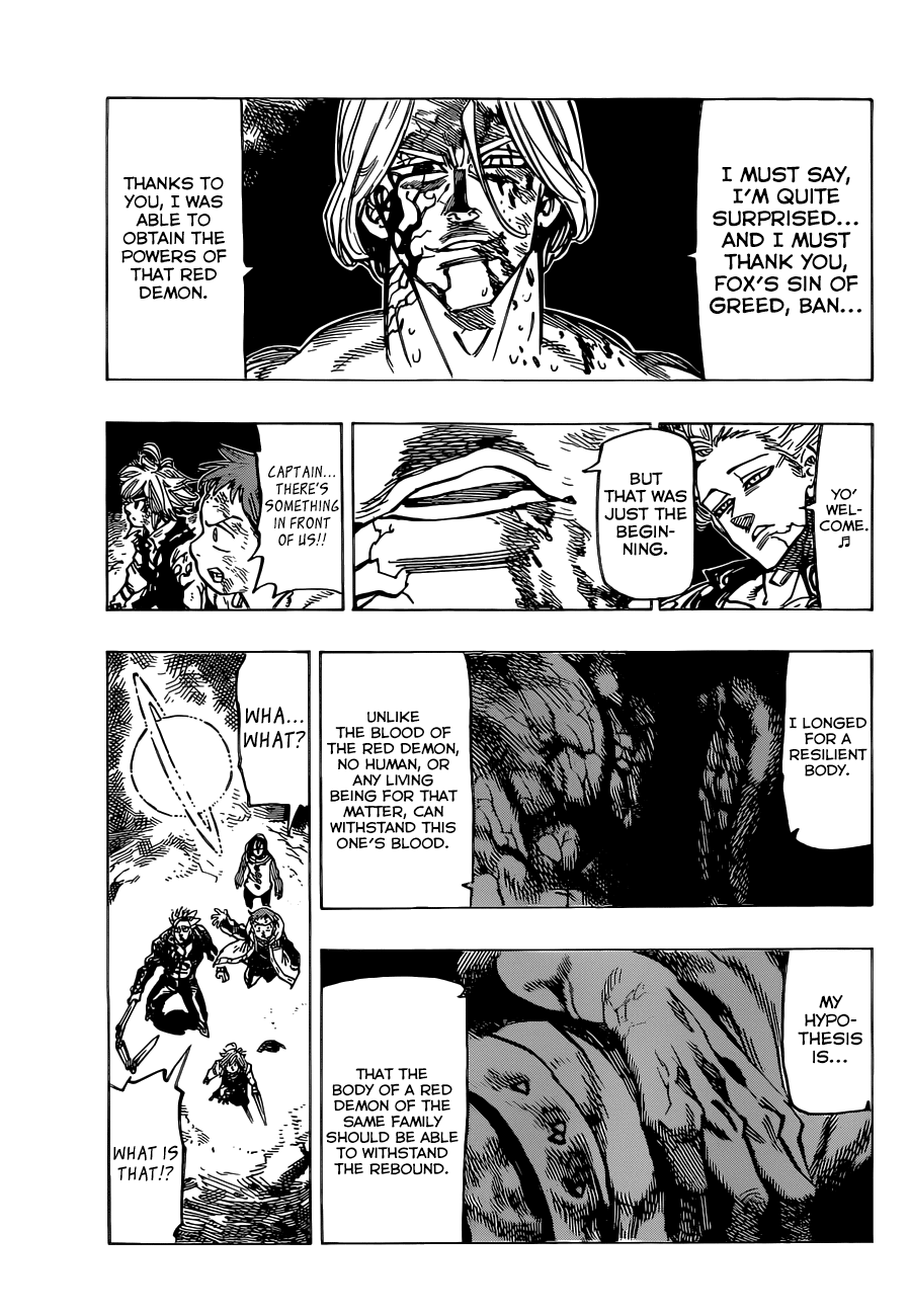 Nanatsu no Taizai Chapter 93 page 12 - Chapter 93: Red & Ashes