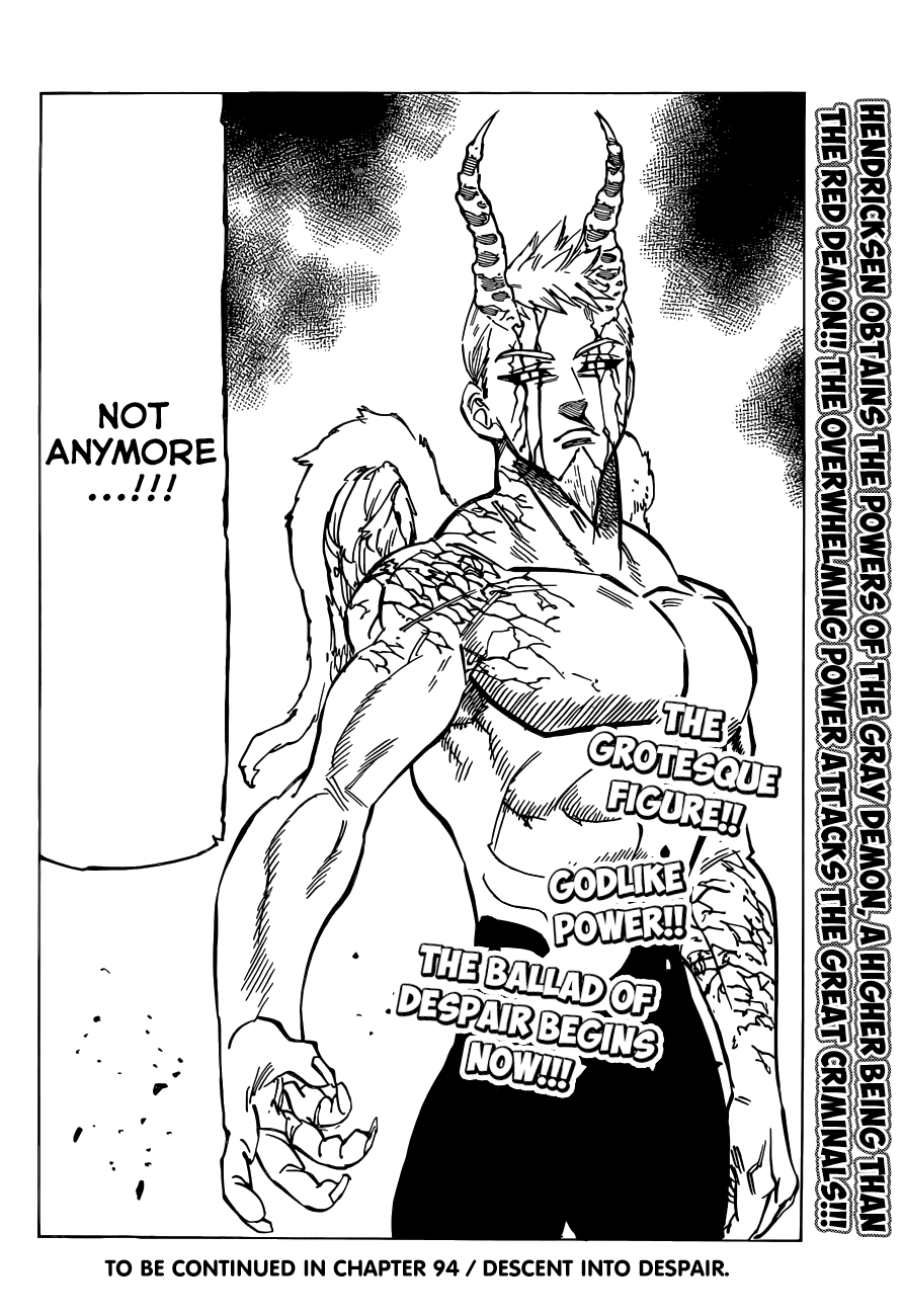 Nanatsu no Taizai Chapter 93 page 19 - Chapter 93: Red & Ashes
