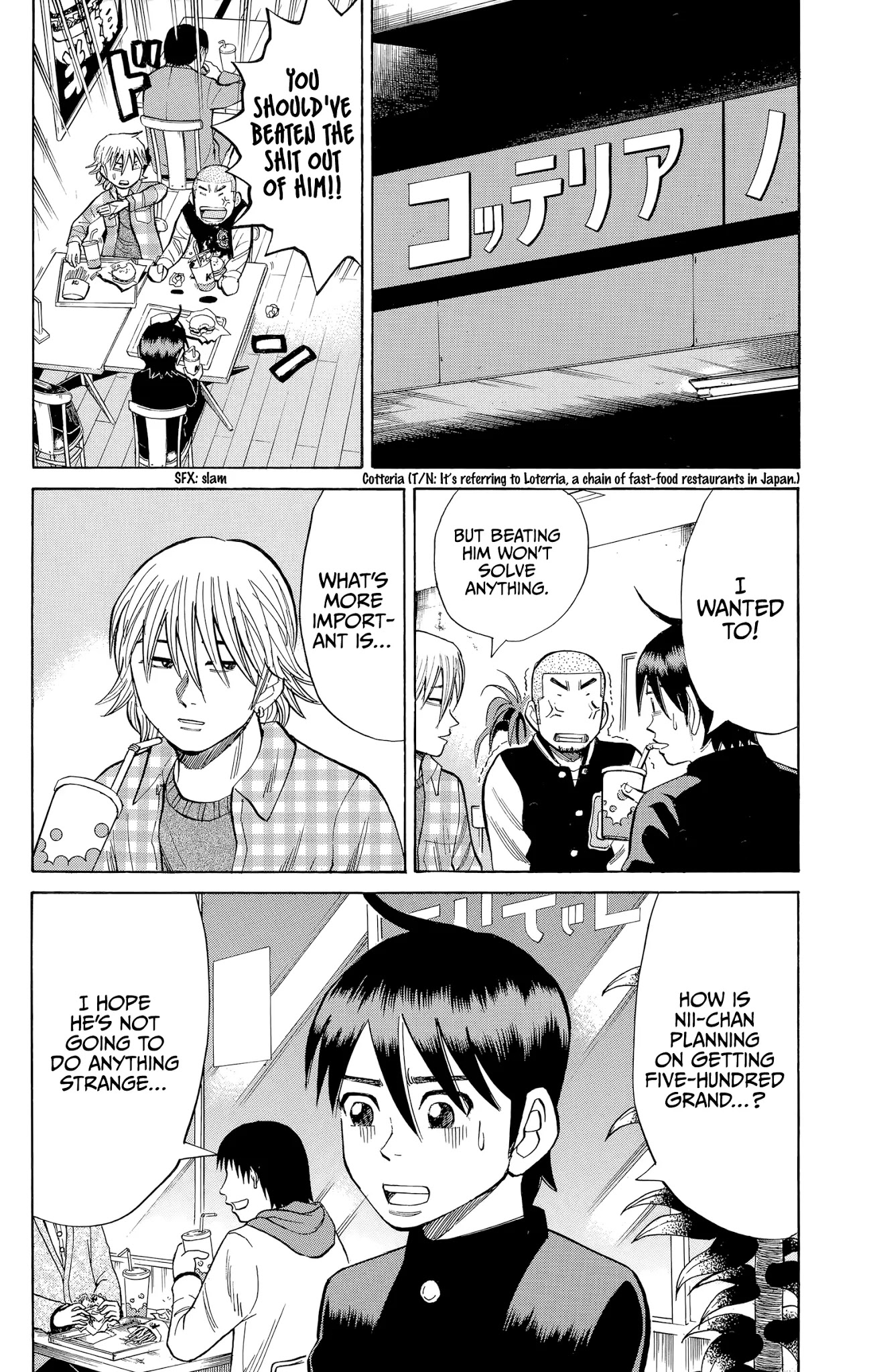 Nanba MG5 Chapter 100 page 21 - Chapter 100: The Greedy Man