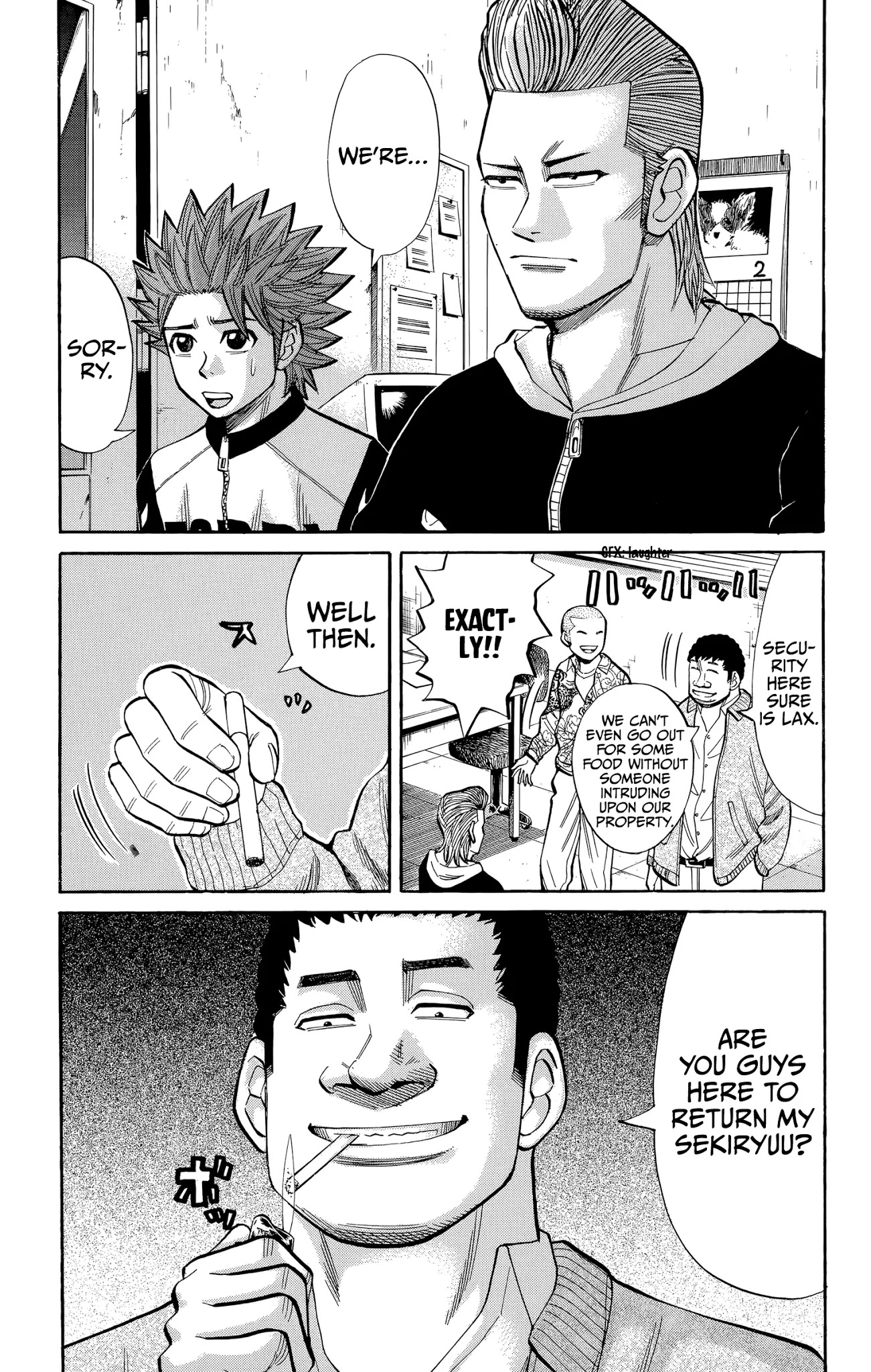 Nanba MG5 Chapter 100 page 4 - Chapter 100: The Greedy Man