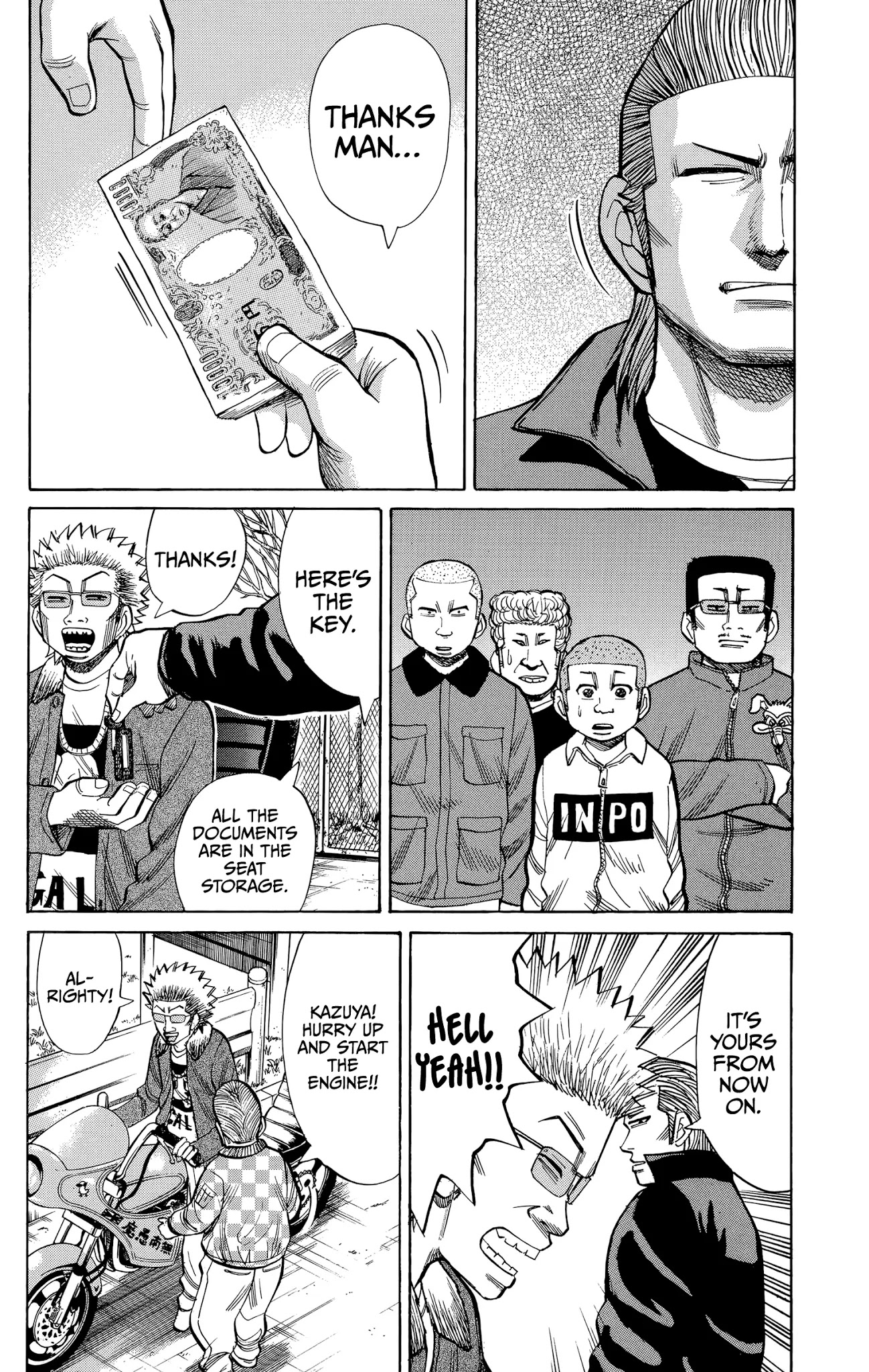Nanba MG5 Chapter 101 page 14 - Chapter 101: Goodbye, my beloved Victory Magnum!