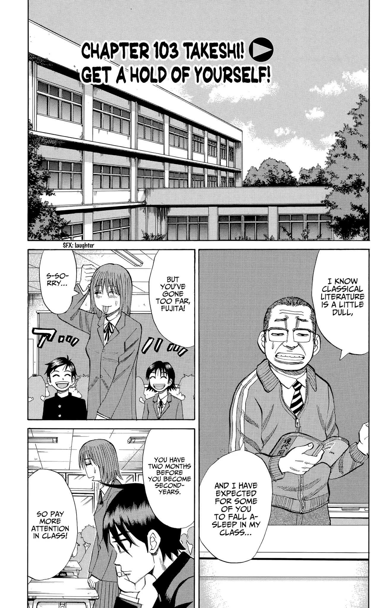 Nanba MG5 Chapter 103 page 1 - Chapter 103: Takeshi! Get a hold of yourself!