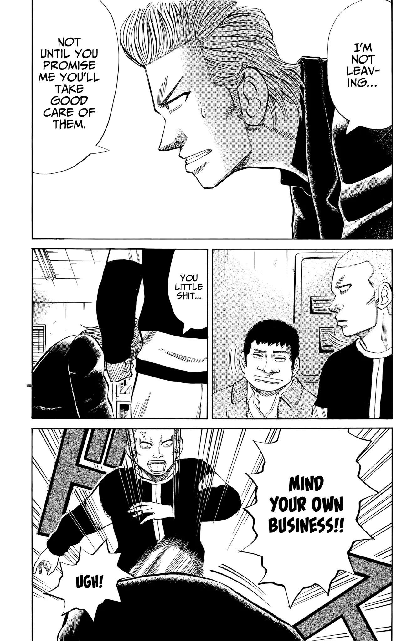 Nanba MG5 Chapter 103 page 13 - Chapter 103: Takeshi! Get a hold of yourself!
