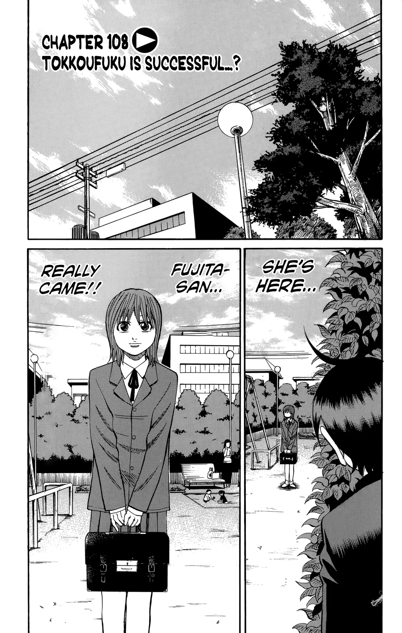 Nanba MG5 Chapter 108 page 1 - Chapter 108: Tokkoufuku is successful…?