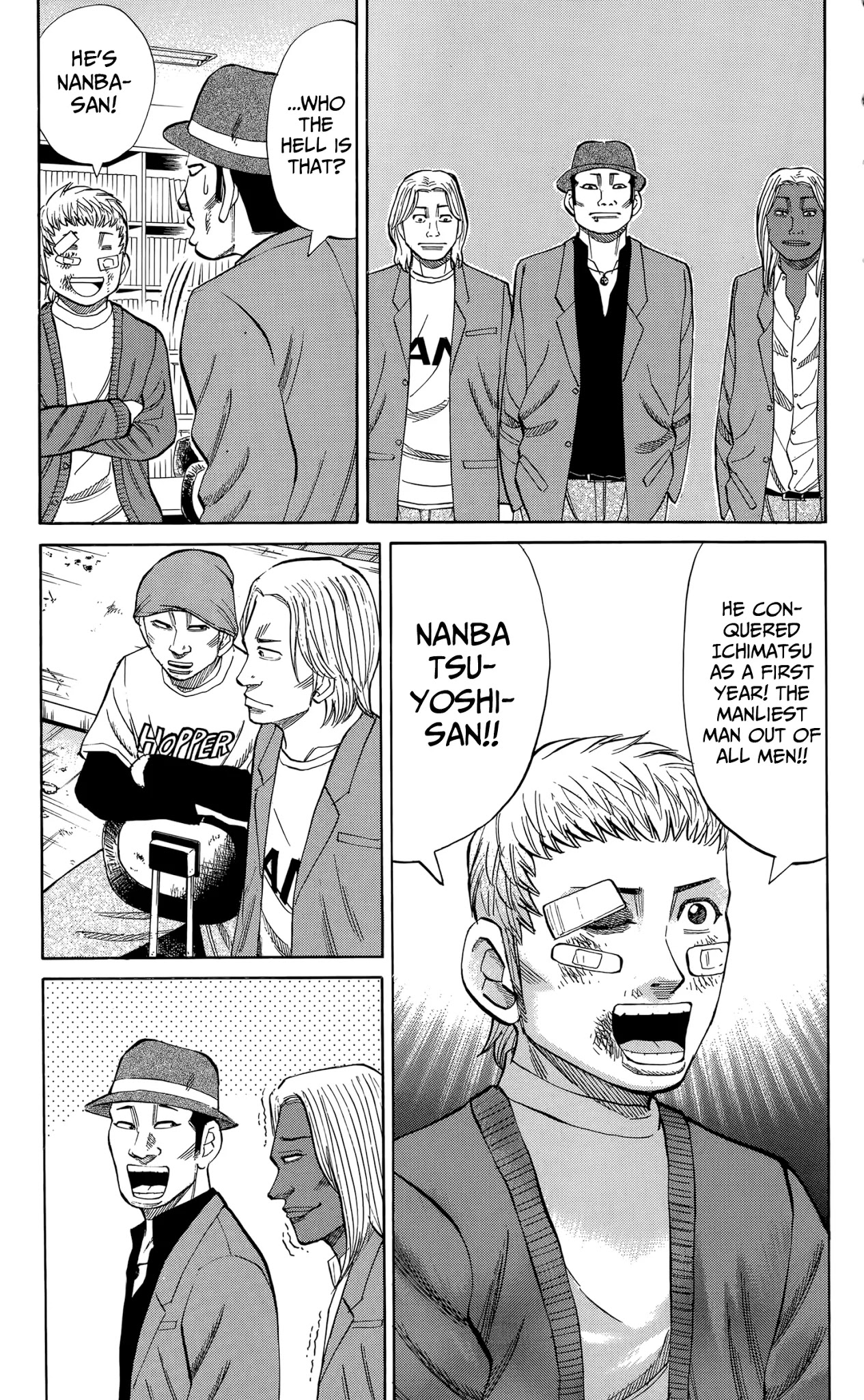 Nanba MG5 Chapter 110 page 13 - Chapter 110: Tetsu chasing after his fantasy