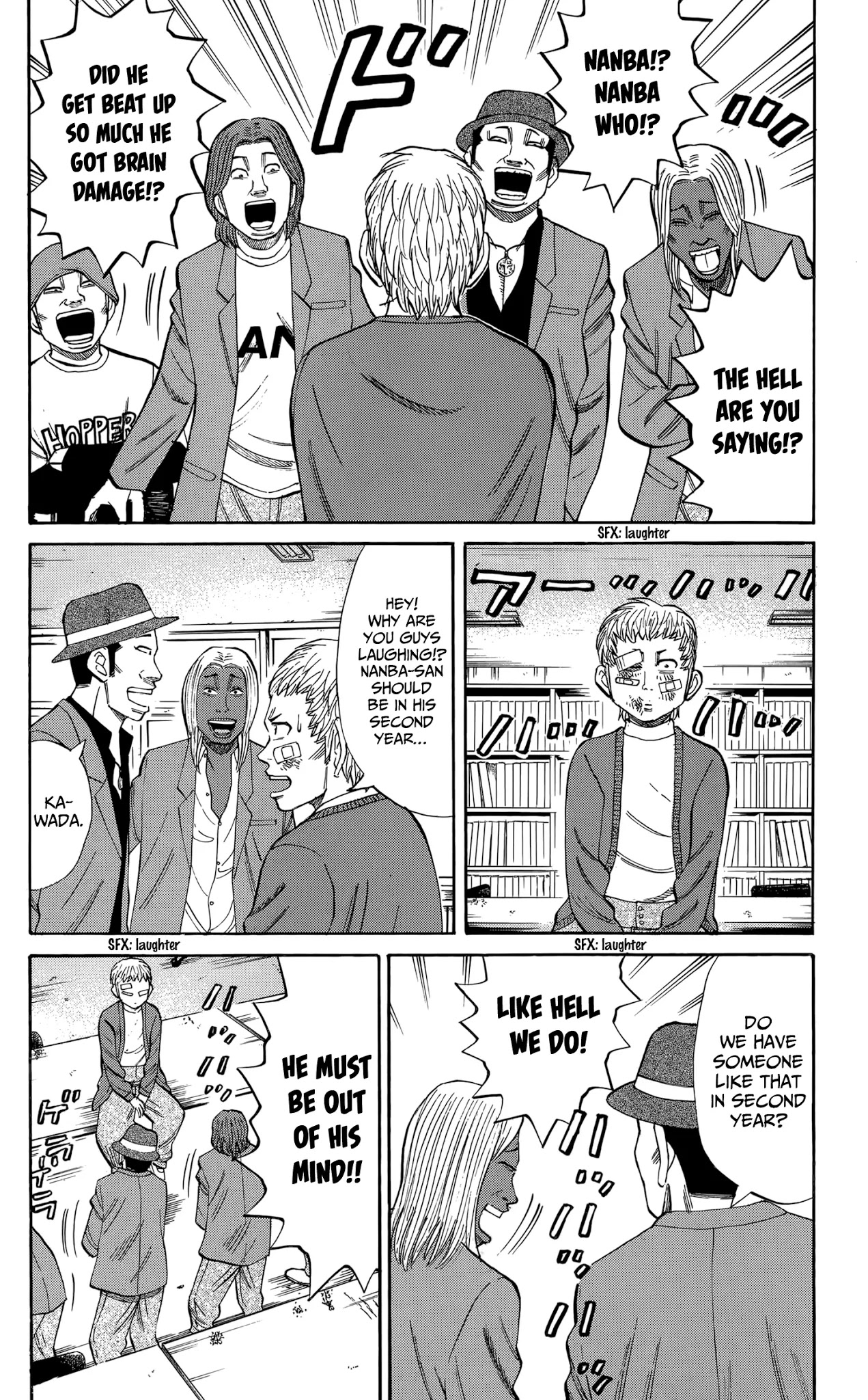 Nanba MG5 Chapter 110 page 14 - Chapter 110: Tetsu chasing after his fantasy