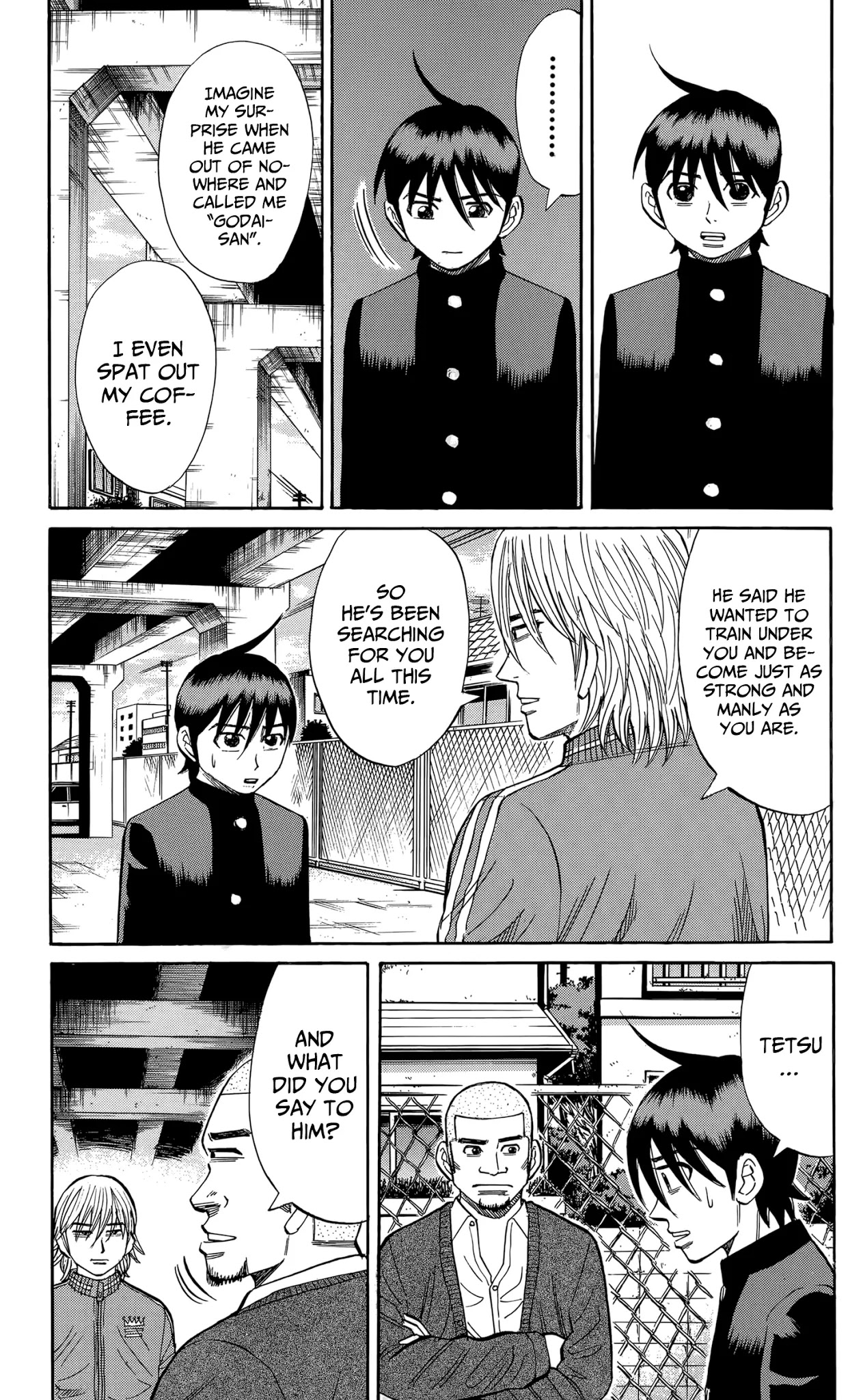Nanba MG5 Chapter 110 page 3 - Chapter 110: Tetsu chasing after his fantasy