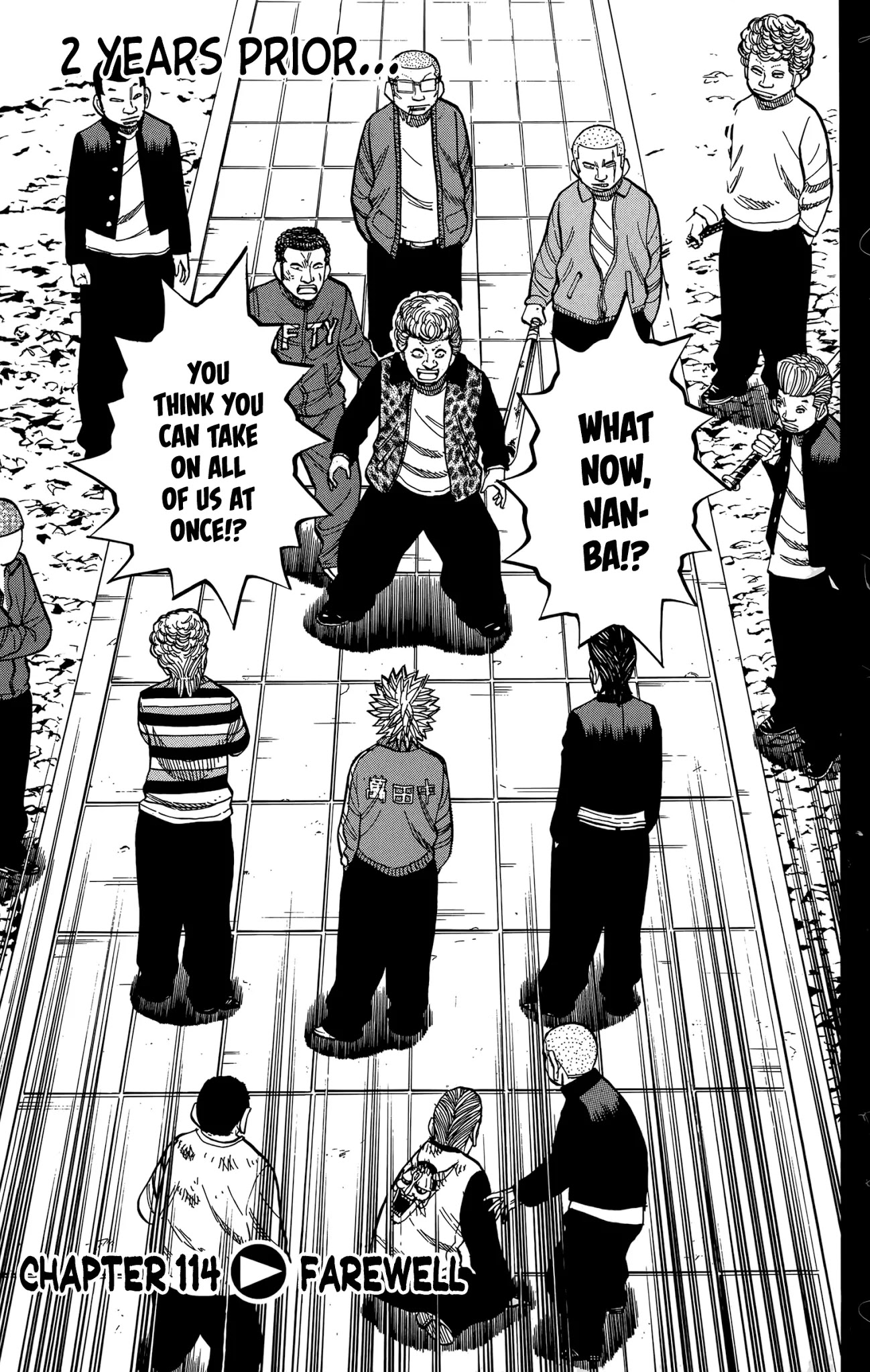 Nanba MG5 Chapter 114 page 1 - Chapter 114: Farewell