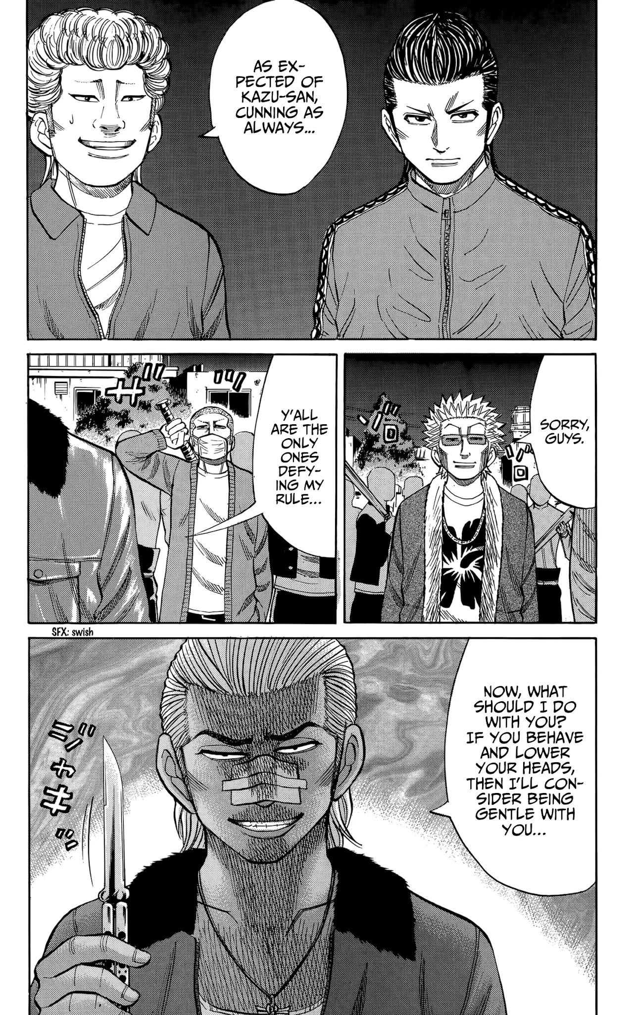 Nanba MG5 Chapter 115 page 10 - Chapter 115: The remaining Manda students