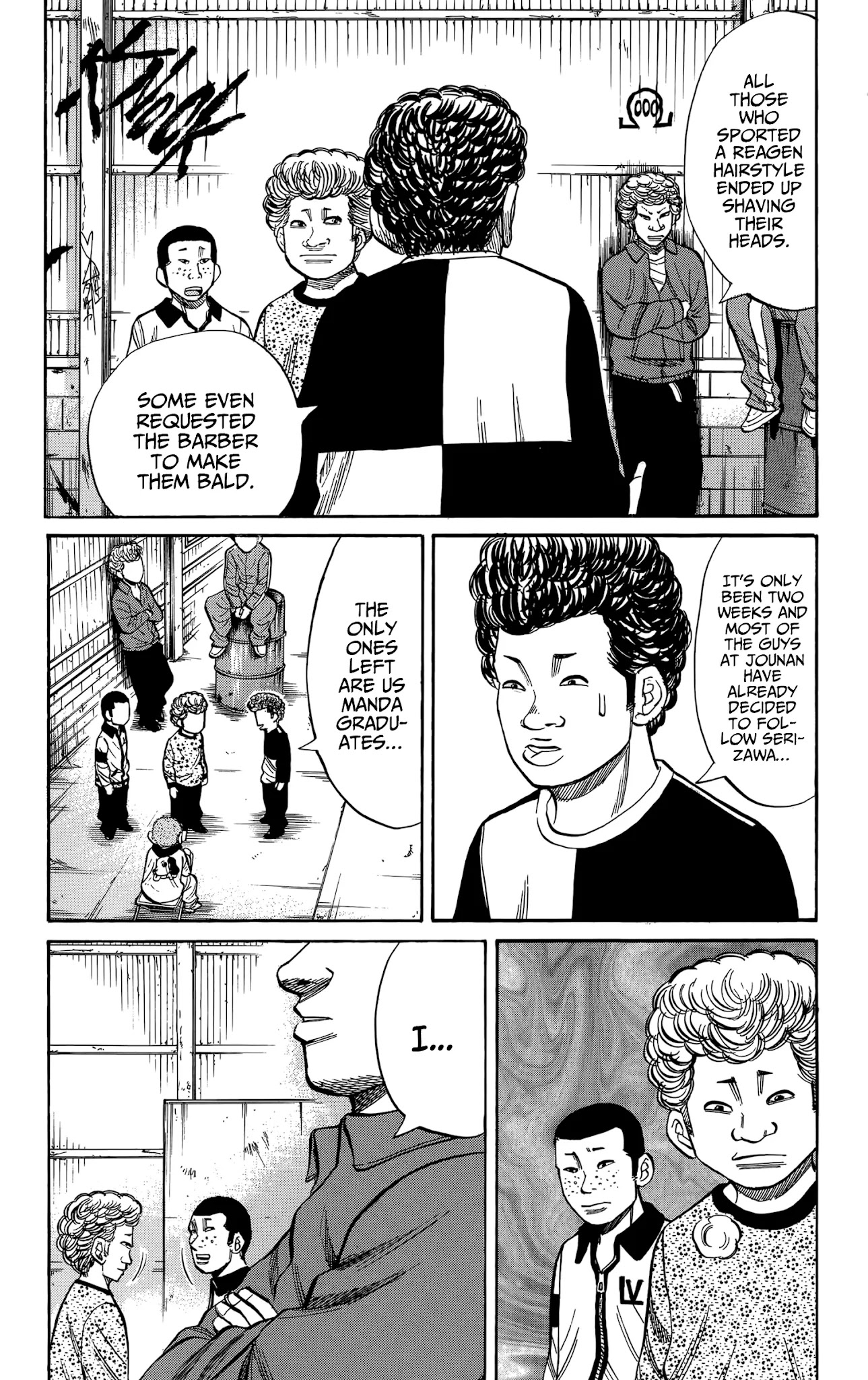 Nanba MG5 Chapter 115 page 3 - Chapter 115: The remaining Manda students