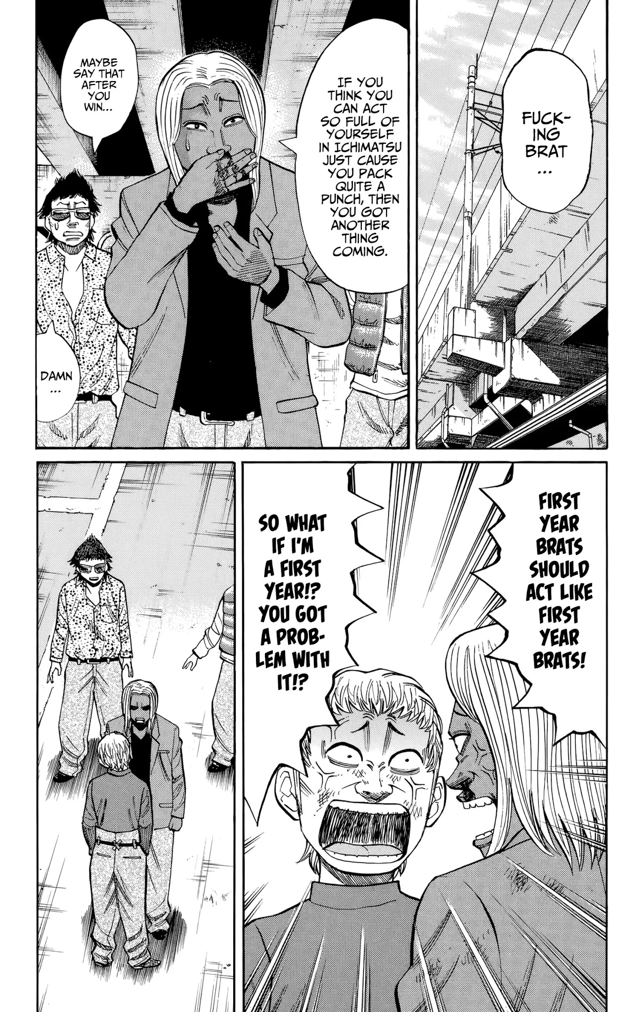 Nanba MG5 Chapter 116 page 12 - Chapter 116: Tetsu's Decision