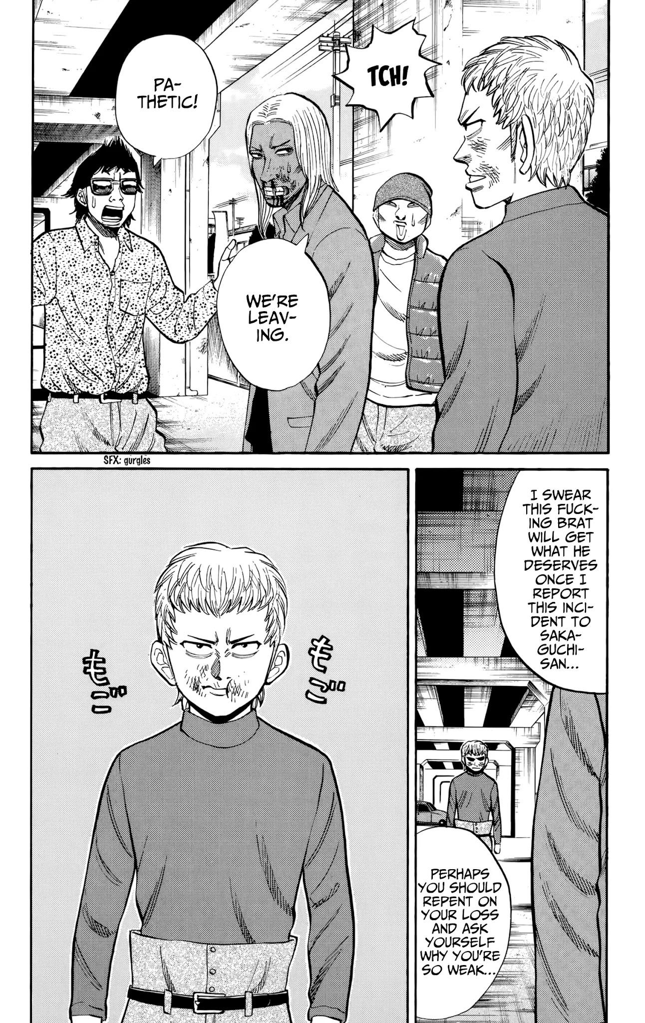 Nanba MG5 Chapter 116 page 13 - Chapter 116: Tetsu's Decision