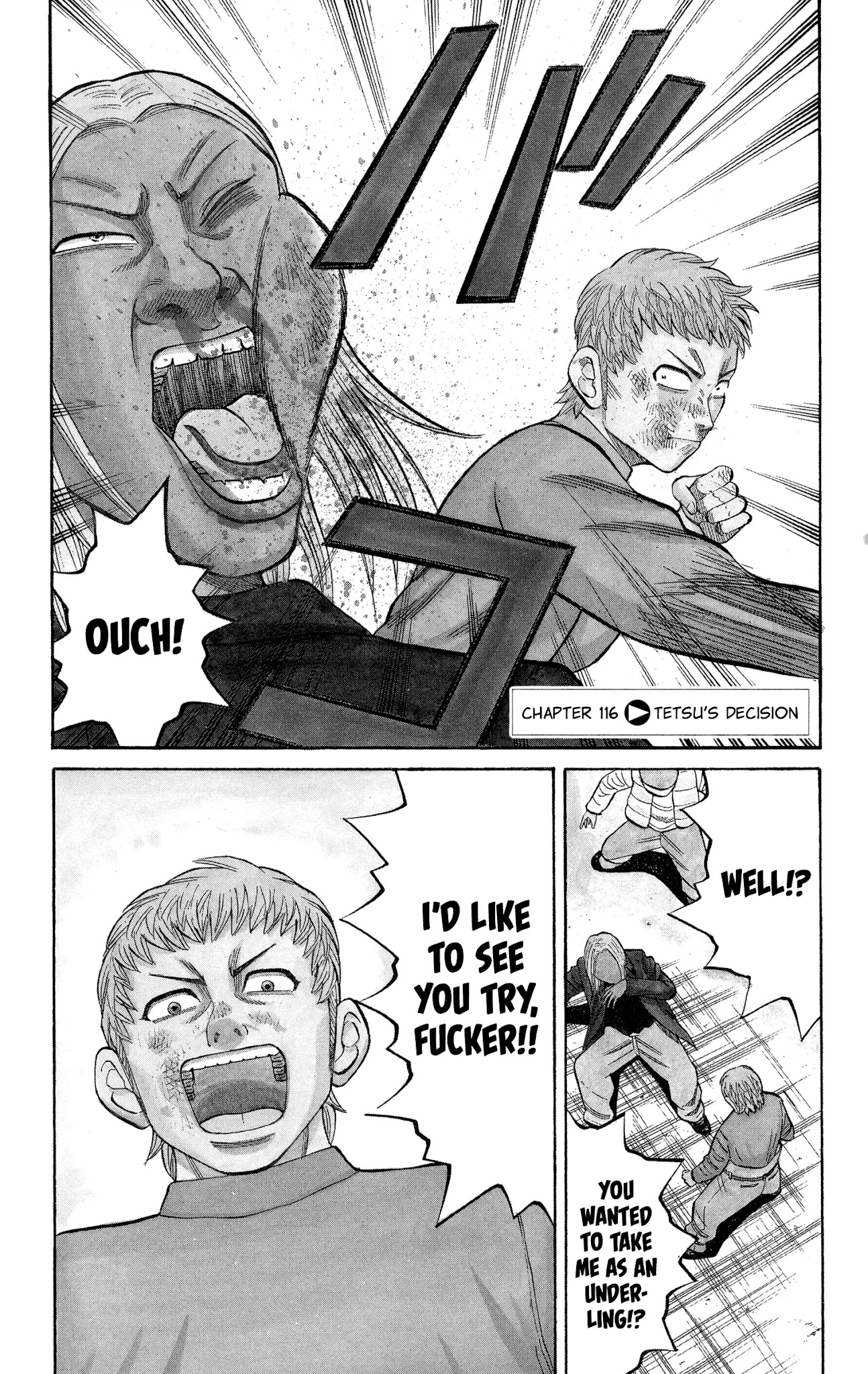 Nanba MG5 Chapter 116 page 9 - Chapter 116: Tetsu's Decision