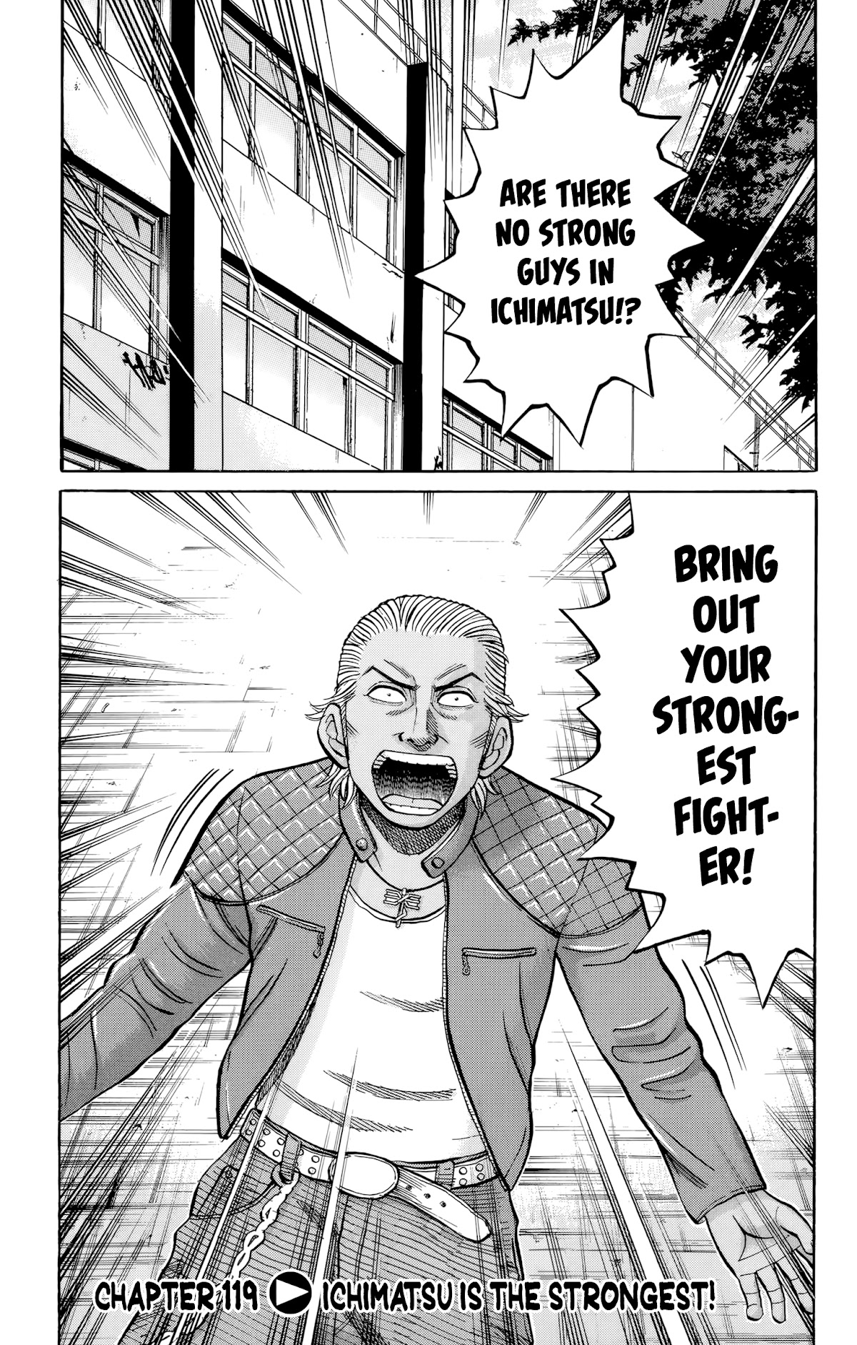 Nanba MG5 Chapter 119 page 1 - Chapter 119: Ichimatsu is the strongest!
