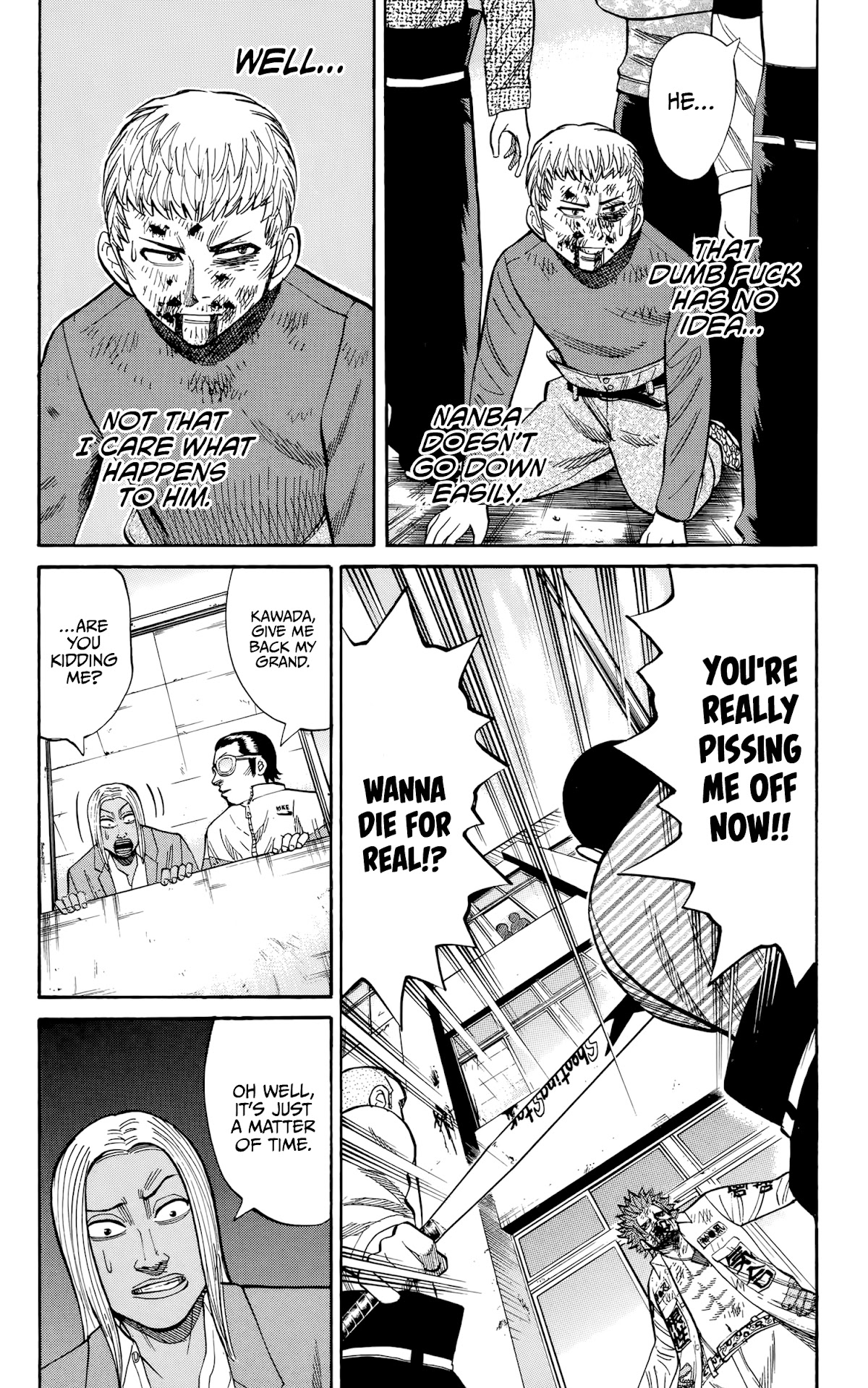 Nanba MG5 Chapter 120 page 11 - Chapter 120: Tsuyoshi fights alone