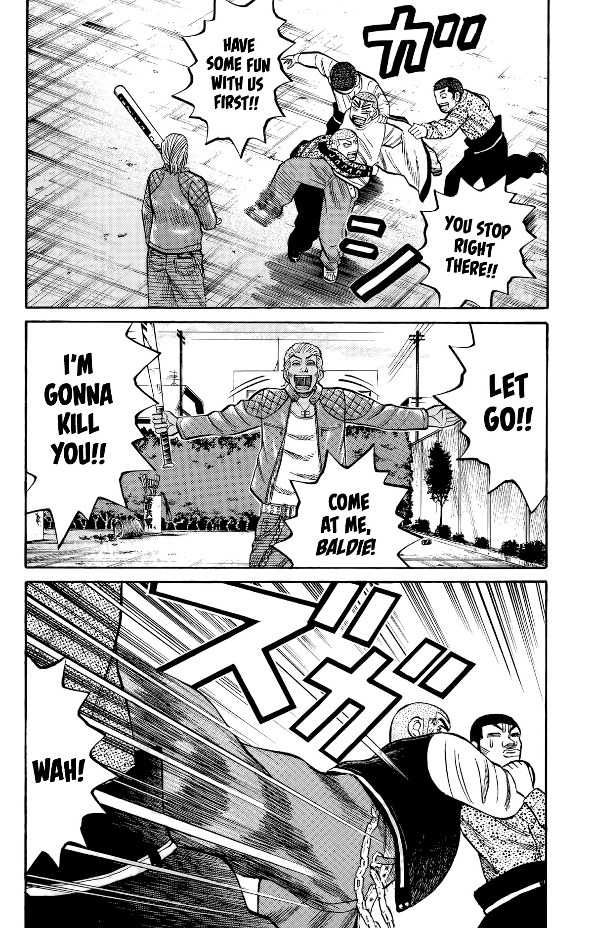 Nanba MG5 Chapter 120 page 17 - Chapter 120: Tsuyoshi fights alone