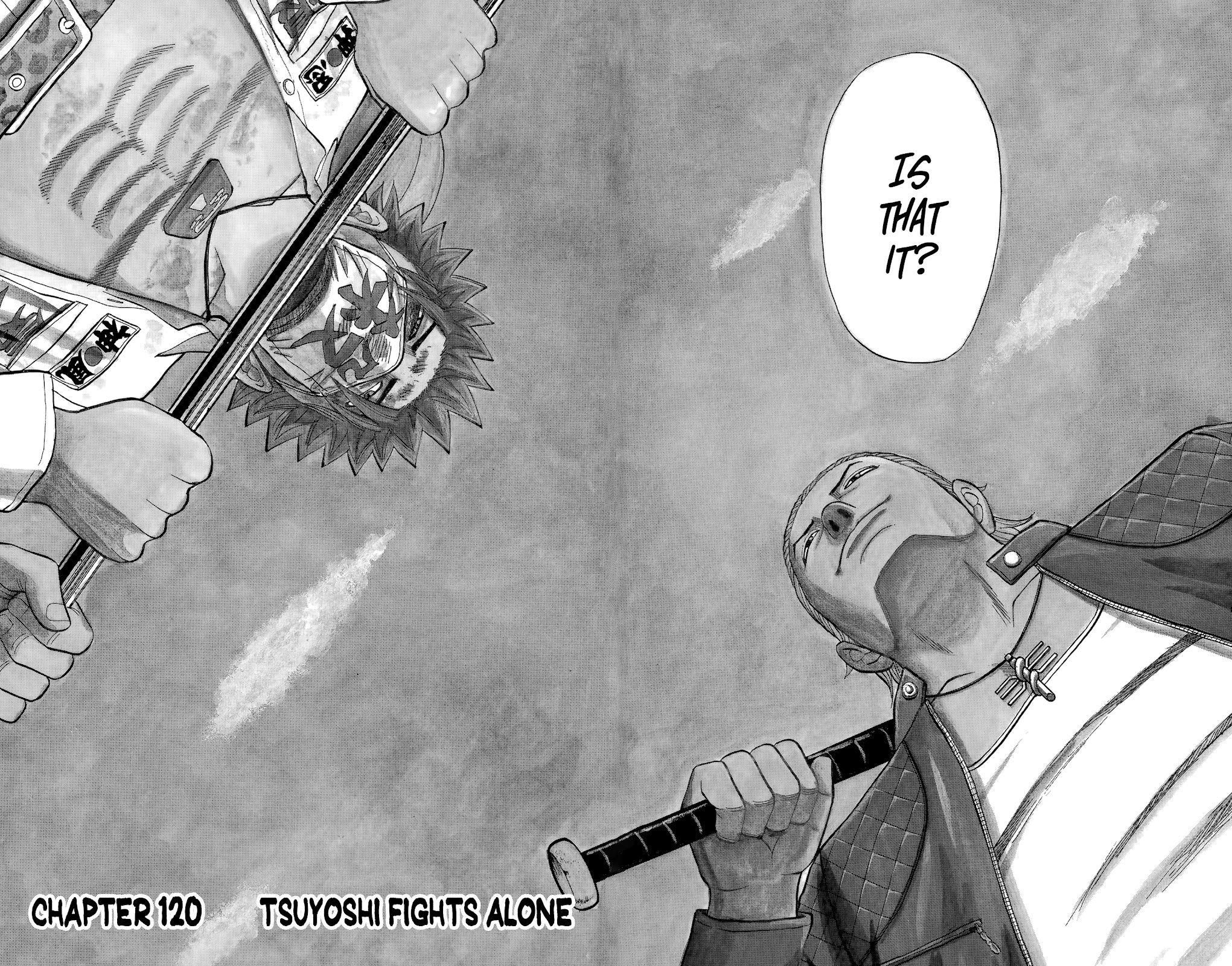 Nanba MG5 Chapter 120 page 2 - Chapter 120: Tsuyoshi fights alone