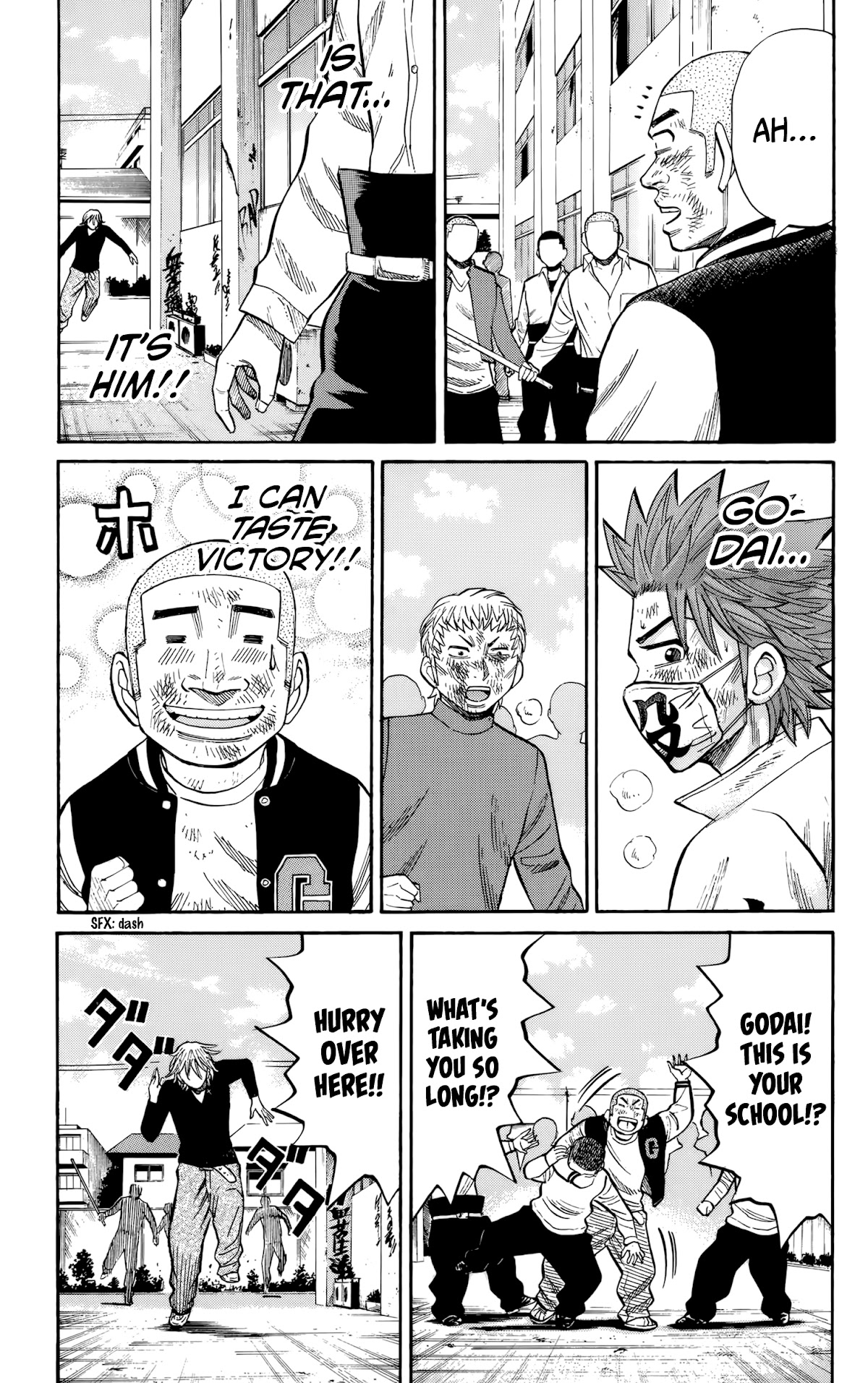 Nanba MG5 Chapter 120 page 22 - Chapter 120: Tsuyoshi fights alone