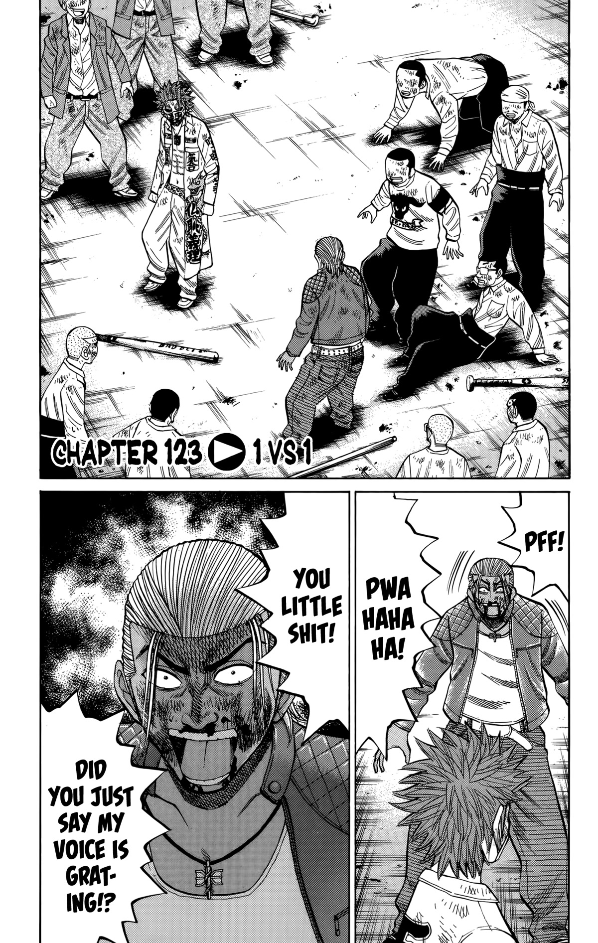 Nanba MG5 Chapter 123 page 1 - Chapter 123: 1 vs 1