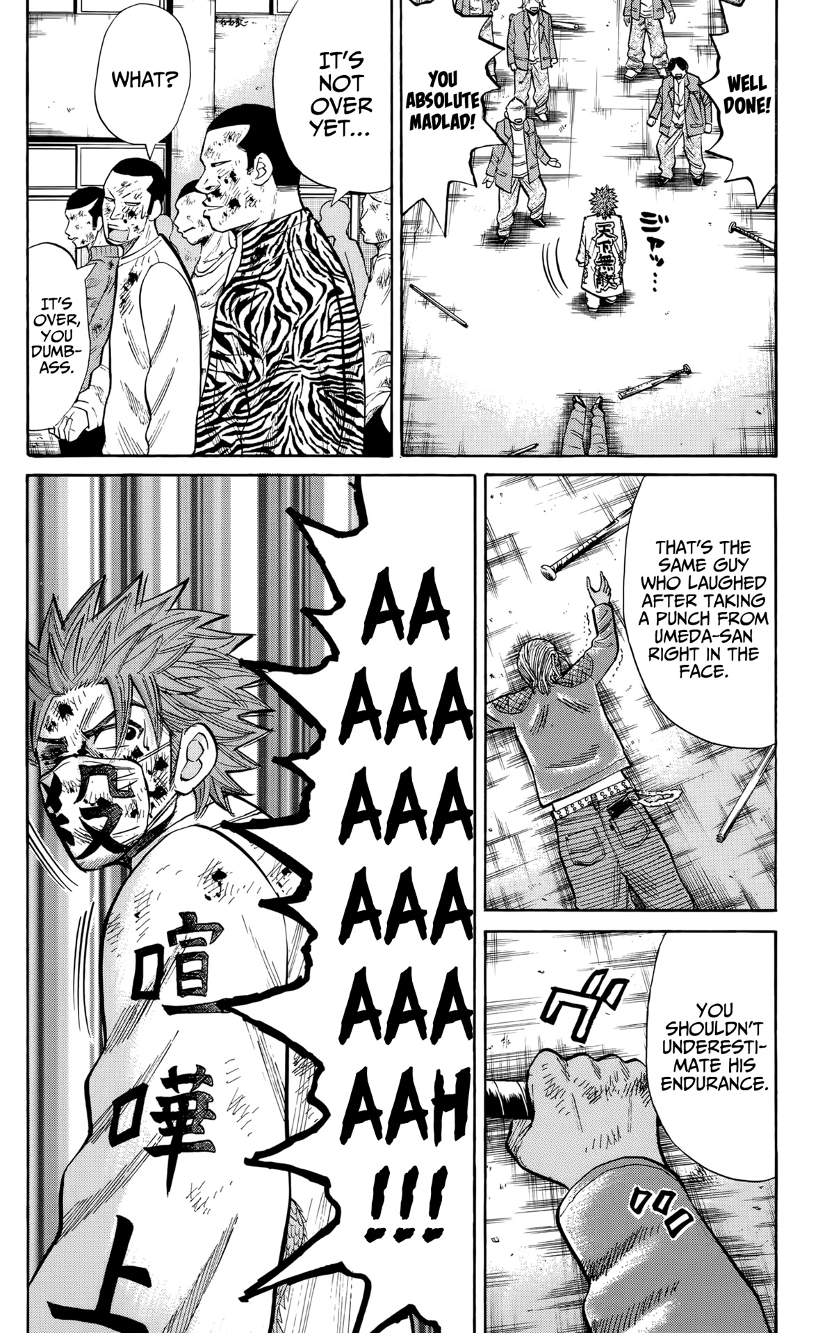 Nanba MG5 Chapter 123 page 10 - Chapter 123: 1 vs 1