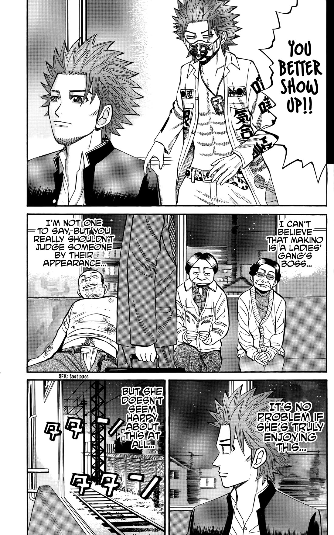 Nanba MG5 Chapter 129 page 11 - Chapter 129: Tokkoufuku is everywhere