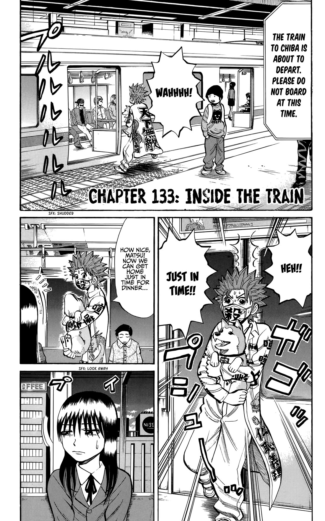Nanba MG5 Chapter 133 page 1 - Chapter 133: Inside the Train