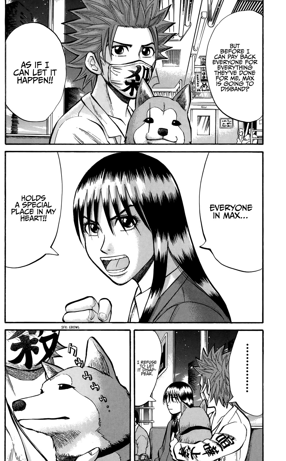 Nanba MG5 Chapter 133 page 10 - Chapter 133: Inside the Train