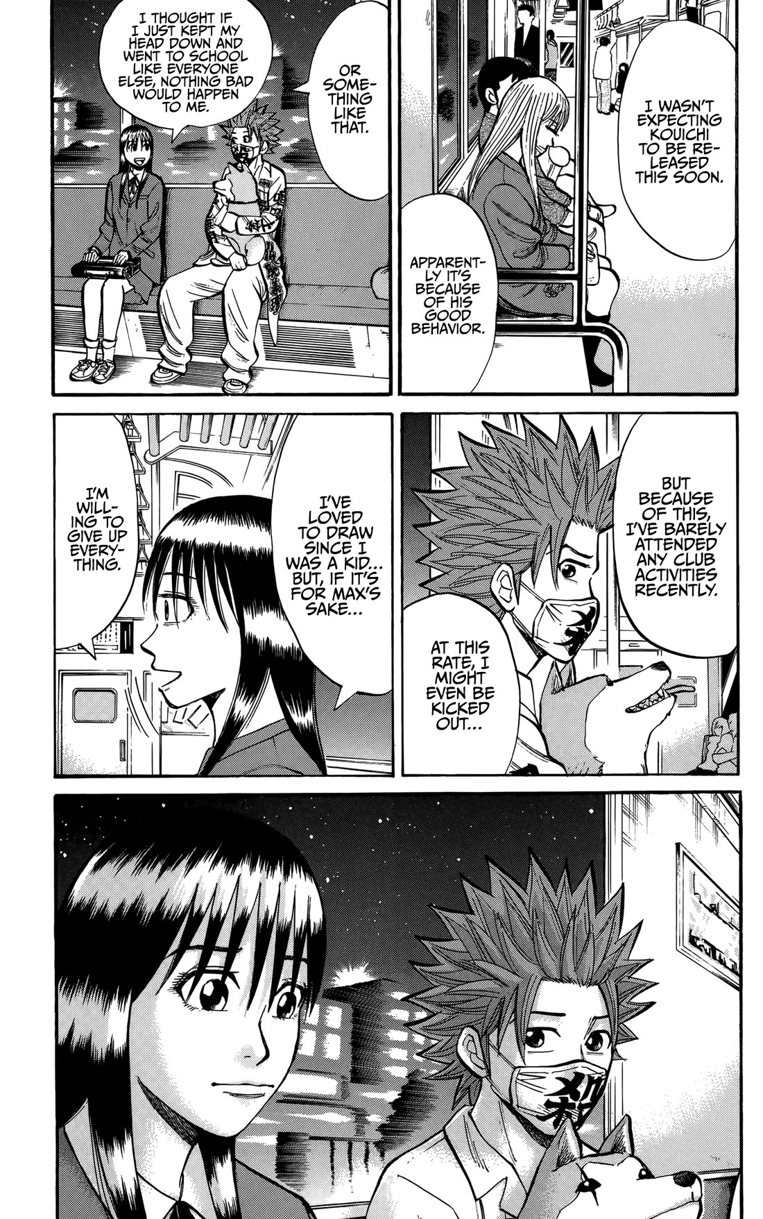 Nanba MG5 Chapter 133 page 11 - Chapter 133: Inside the Train