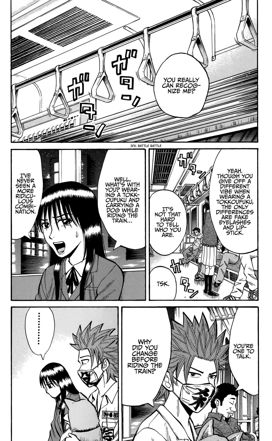 Nanba MG5 Chapter 133 page 2 - Chapter 133: Inside the Train