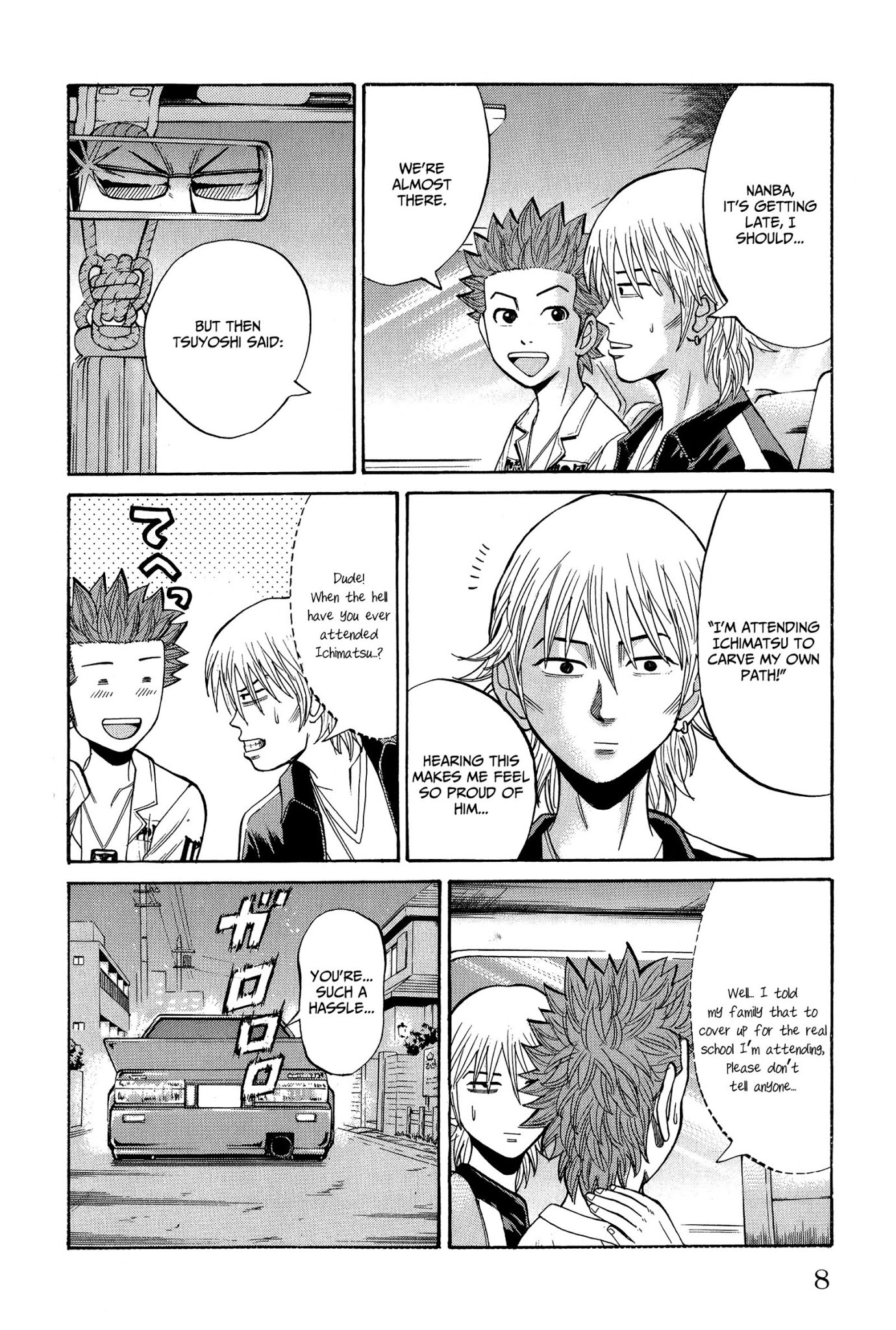 Nanba MG5 Chapter 17 page 8 - Chapter 17: Surrounded by Yankees