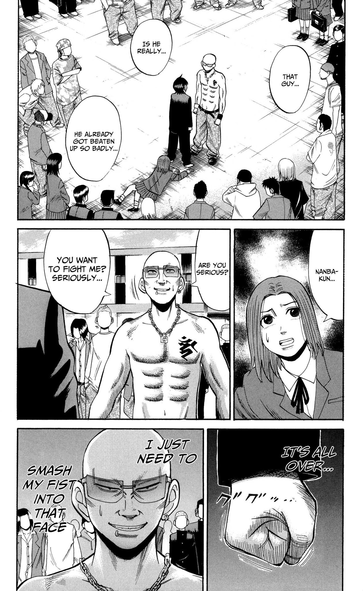 Nanba MG5 Chapter 22 page 18 - Chapter 22: Tokkoufuku, Caugh