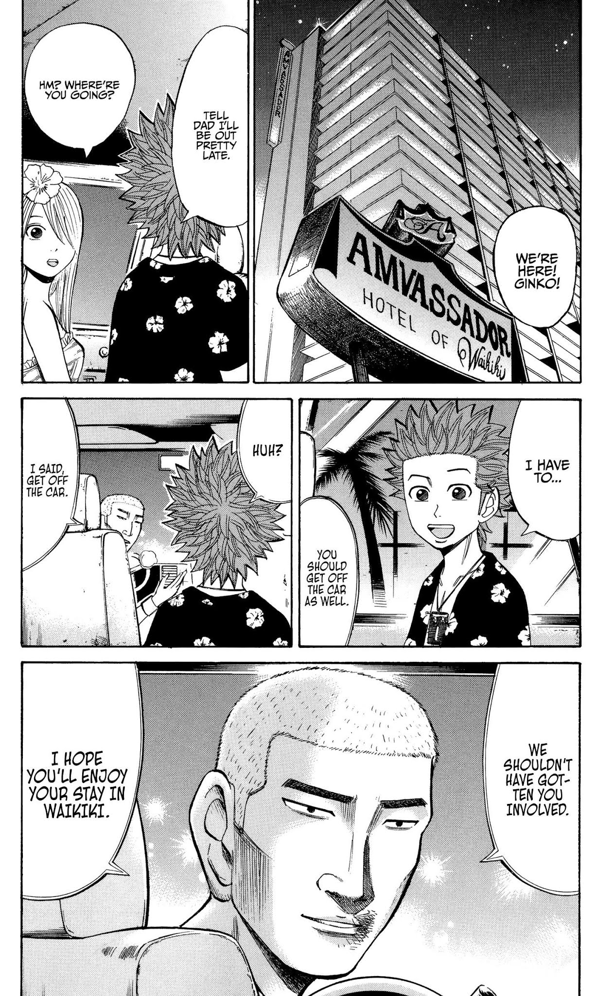 Nanba MG5 Chapter 33 page 8 - Chapter 33: The dark side of Waikiki