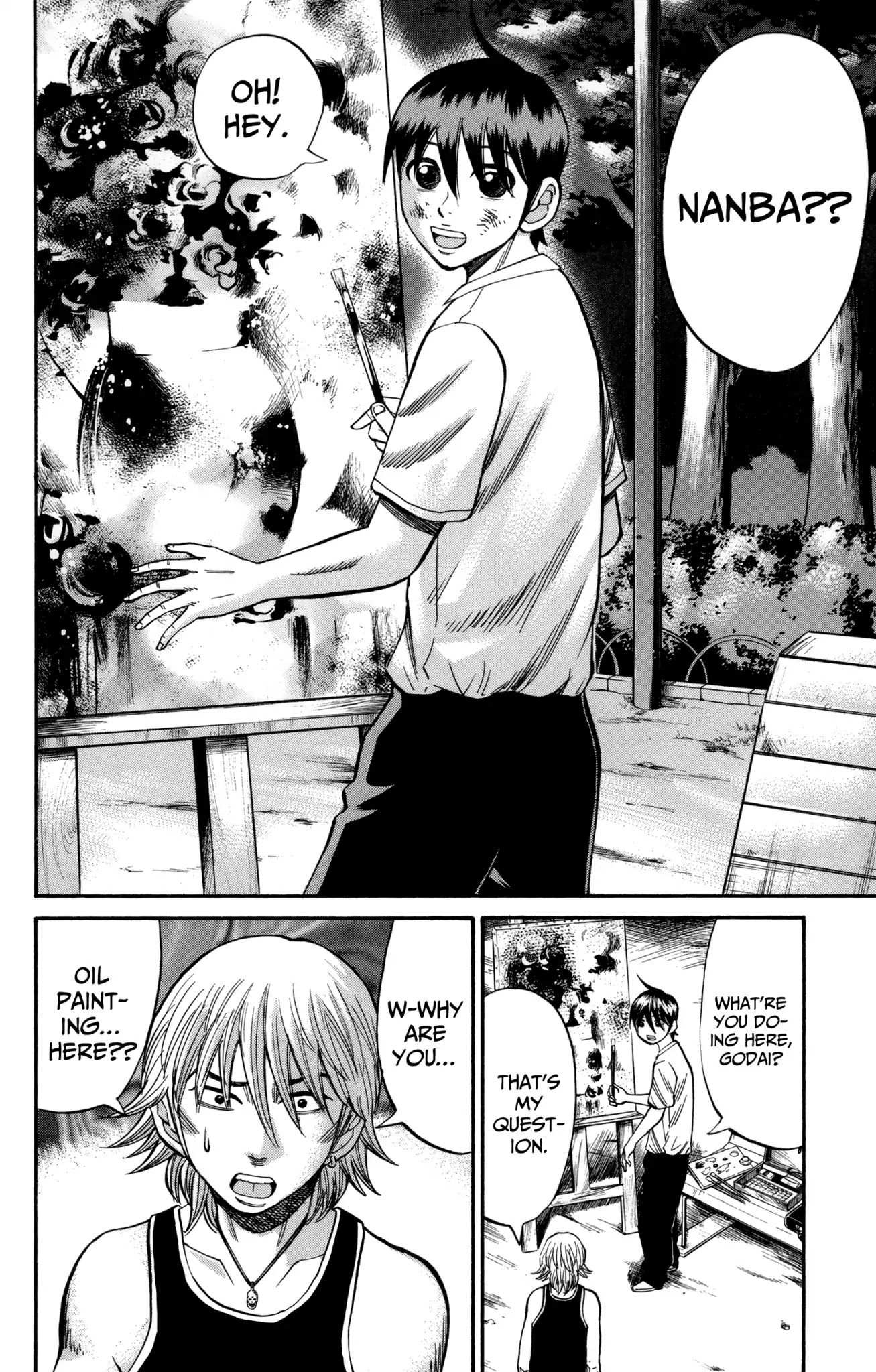Nanba MG5 Chapter 51 page 14 - Chapter 51: Godai's feelings