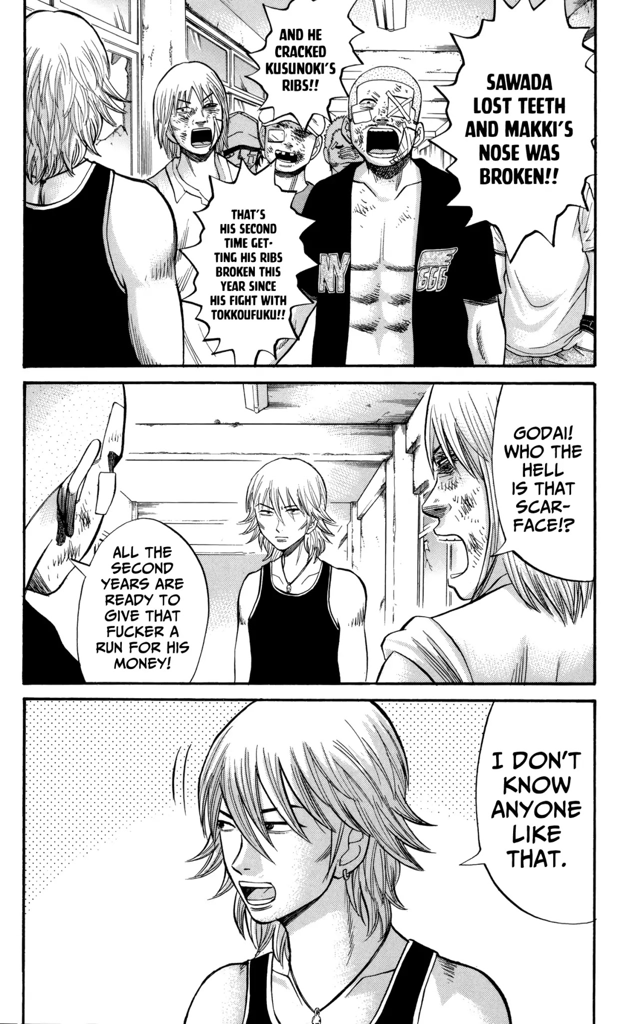 Nanba MG5 Chapter 51 page 4 - Chapter 51: Godai's feelings