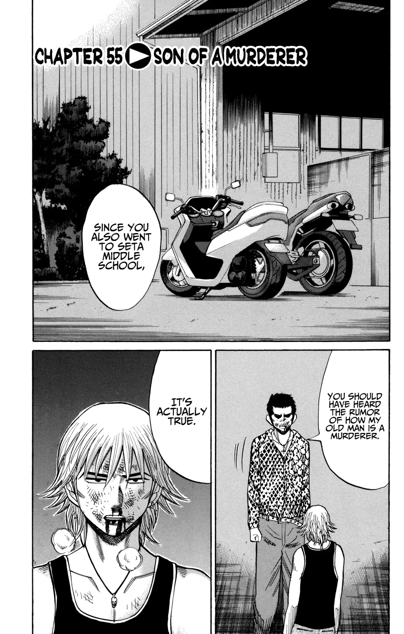 Nanba MG5 Chapter 55 page 1 - Chapter 55: Son of a murderer