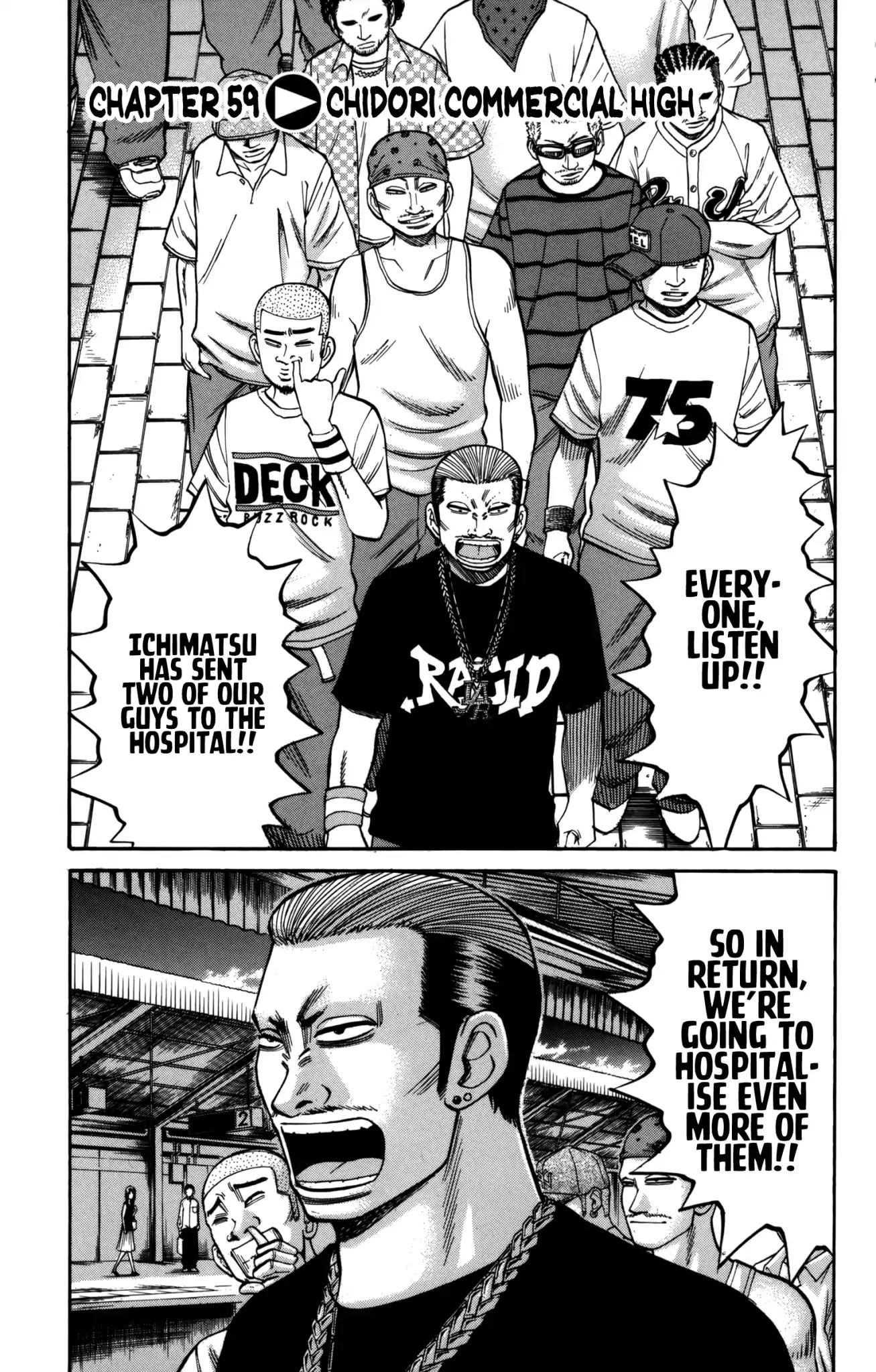 Nanba MG5 Chapter 59 page 1 - Chapter 59: Chidori Commercial High
