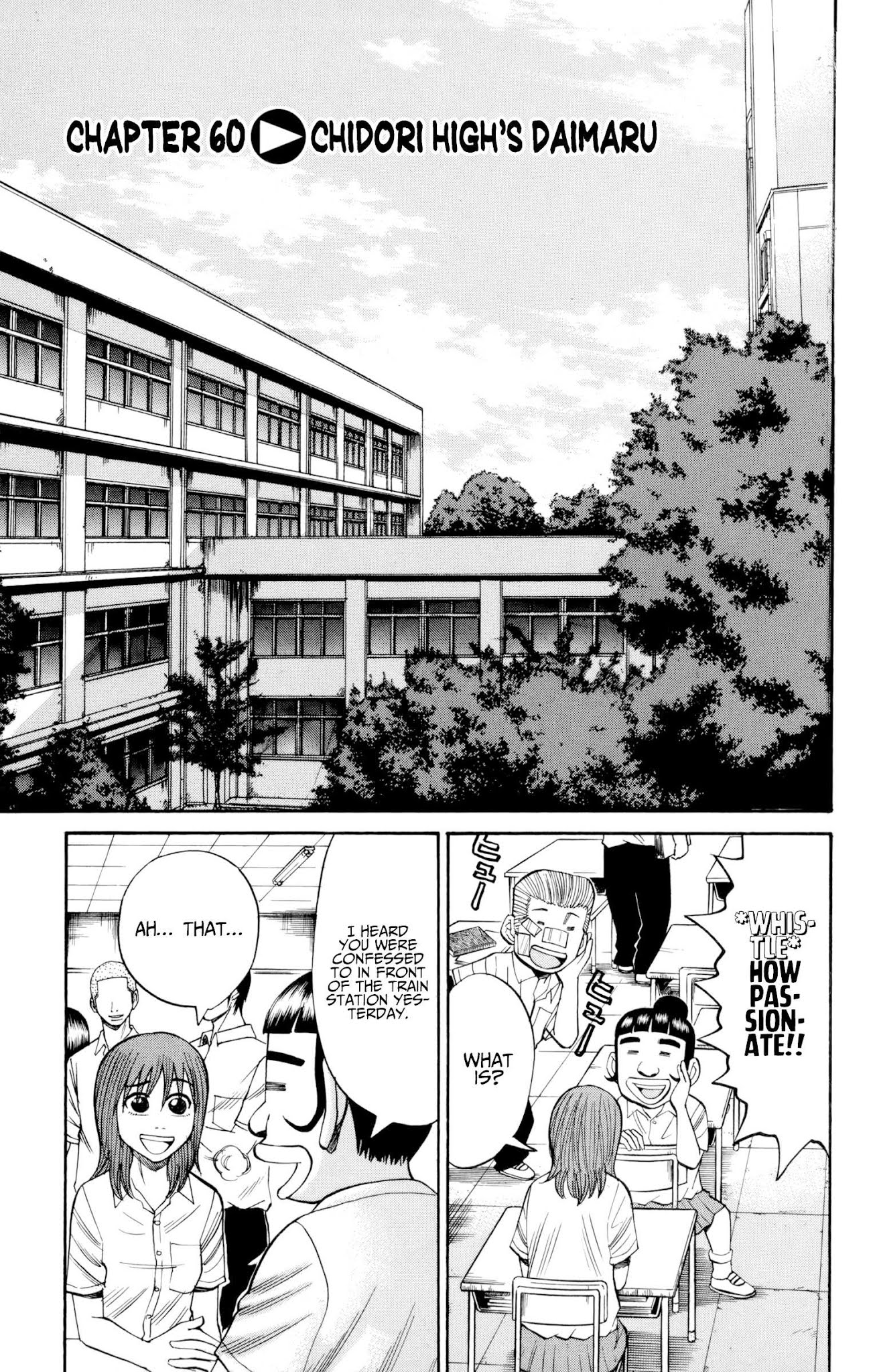 Nanba MG5 Chapter 60 page 1 - Chapter 60: Chidori High's Daimaru
