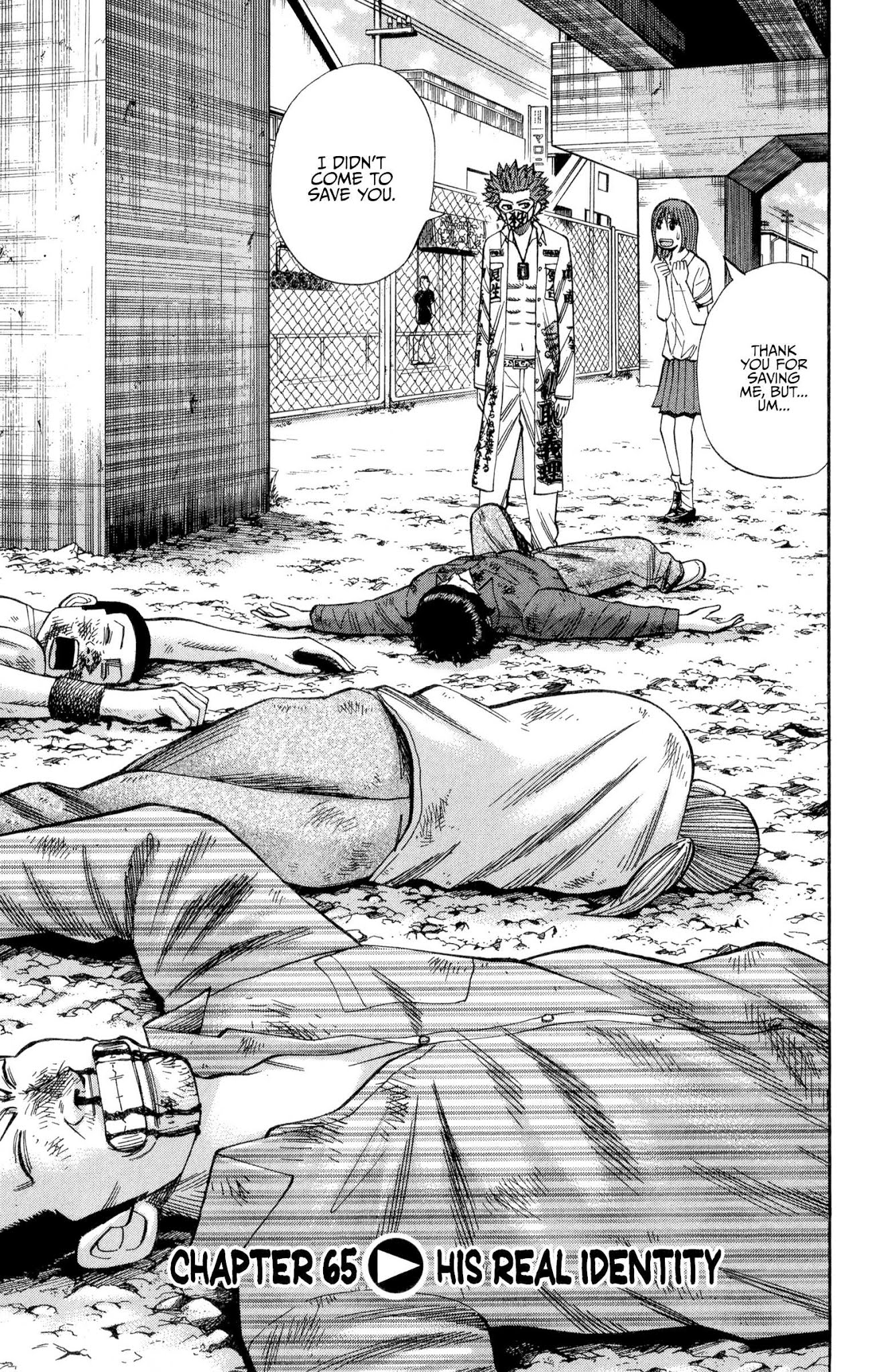 Nanba MG5 Chapter 65 page 1 - Chapter 65: His real identity