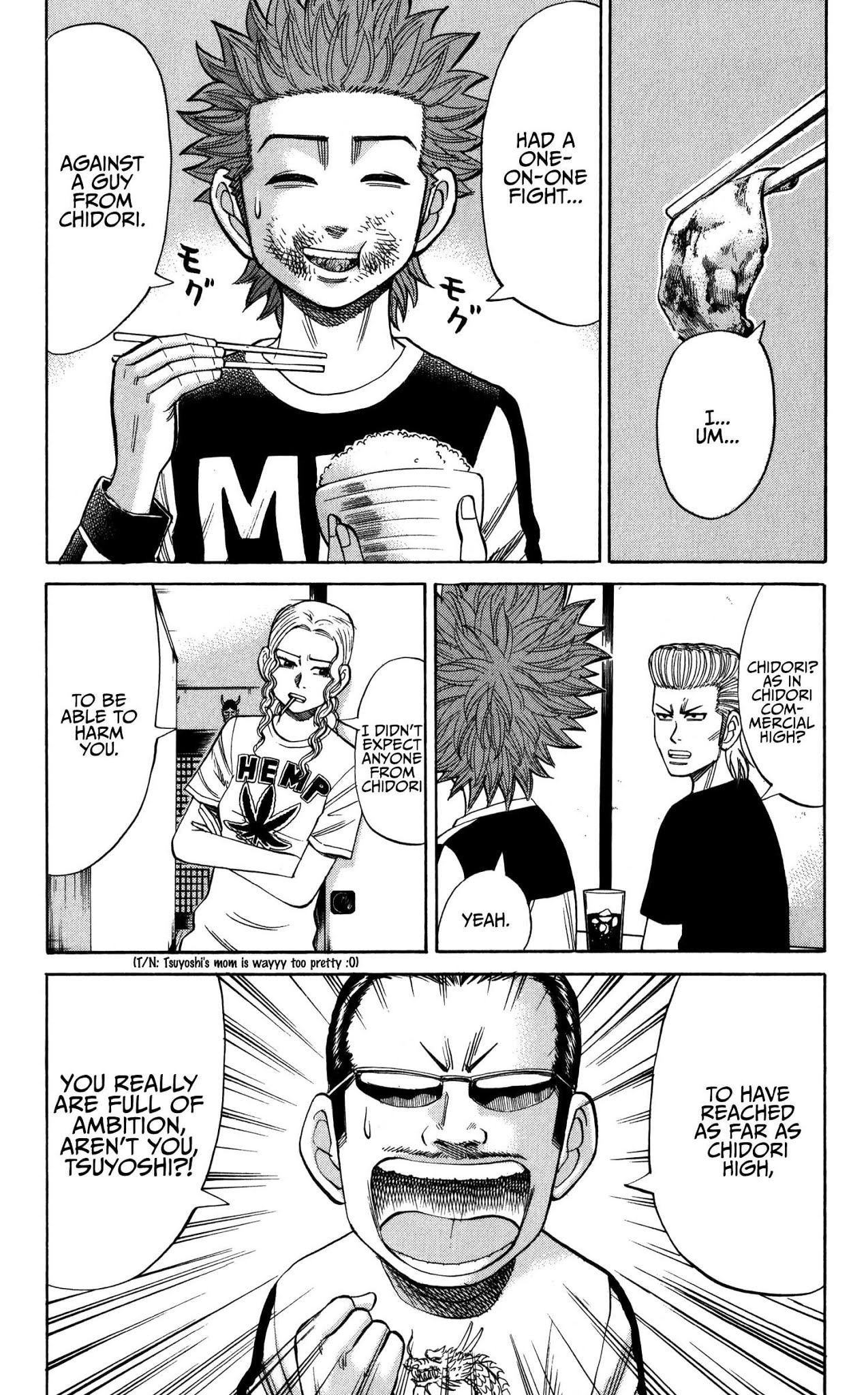 Nanba MG5 Chapter 66 page 12 - Chapter 66: Tokkoufuku is troubled
