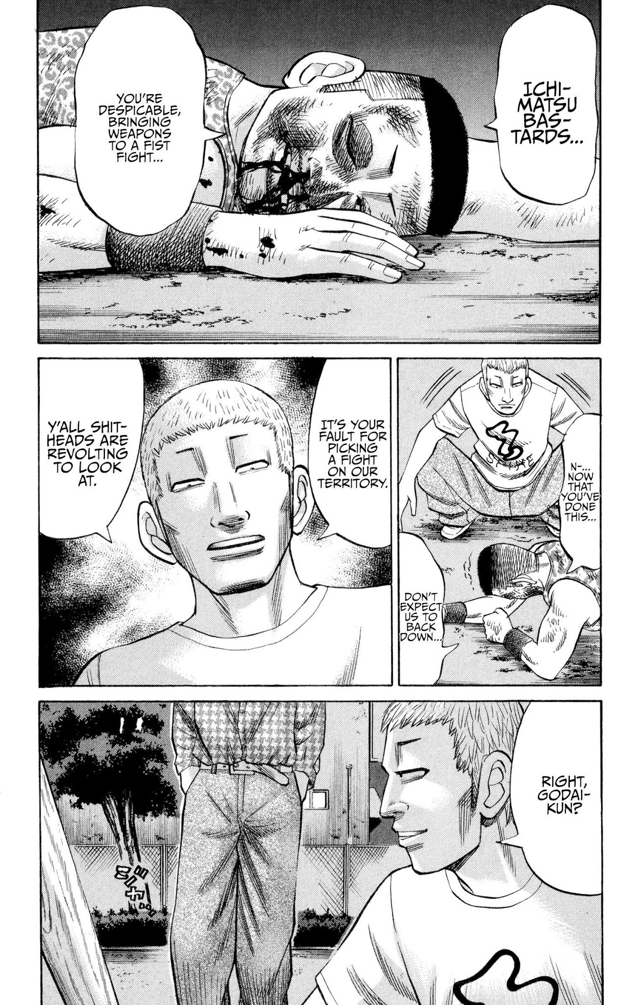 Nanba MG5 Chapter 66 page 18 - Chapter 66: Tokkoufuku is troubled