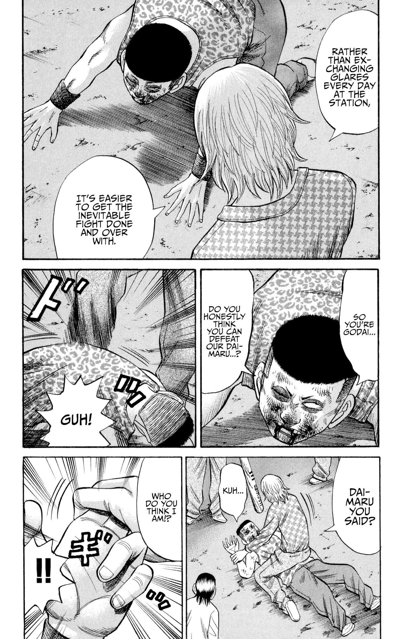 Nanba MG5 Chapter 66 page 19 - Chapter 66: Tokkoufuku is troubled