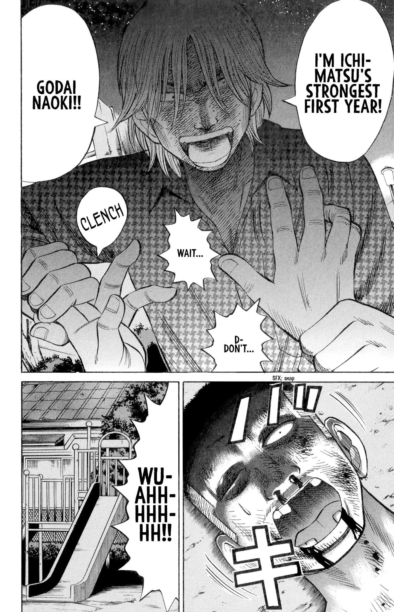 Nanba MG5 Chapter 66 page 20 - Chapter 66: Tokkoufuku is troubled