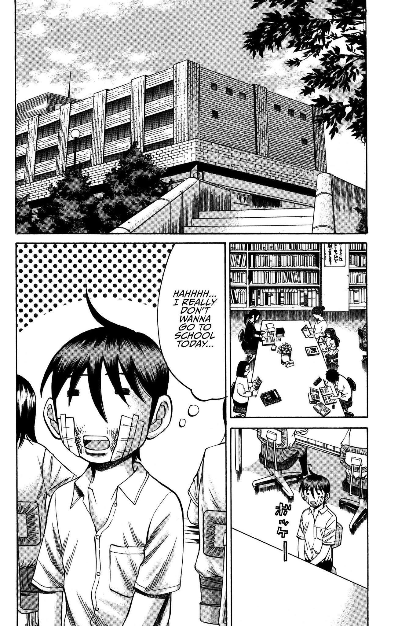 Nanba MG5 Chapter 67 page 10 - Chapter 67: Be quiet in the library