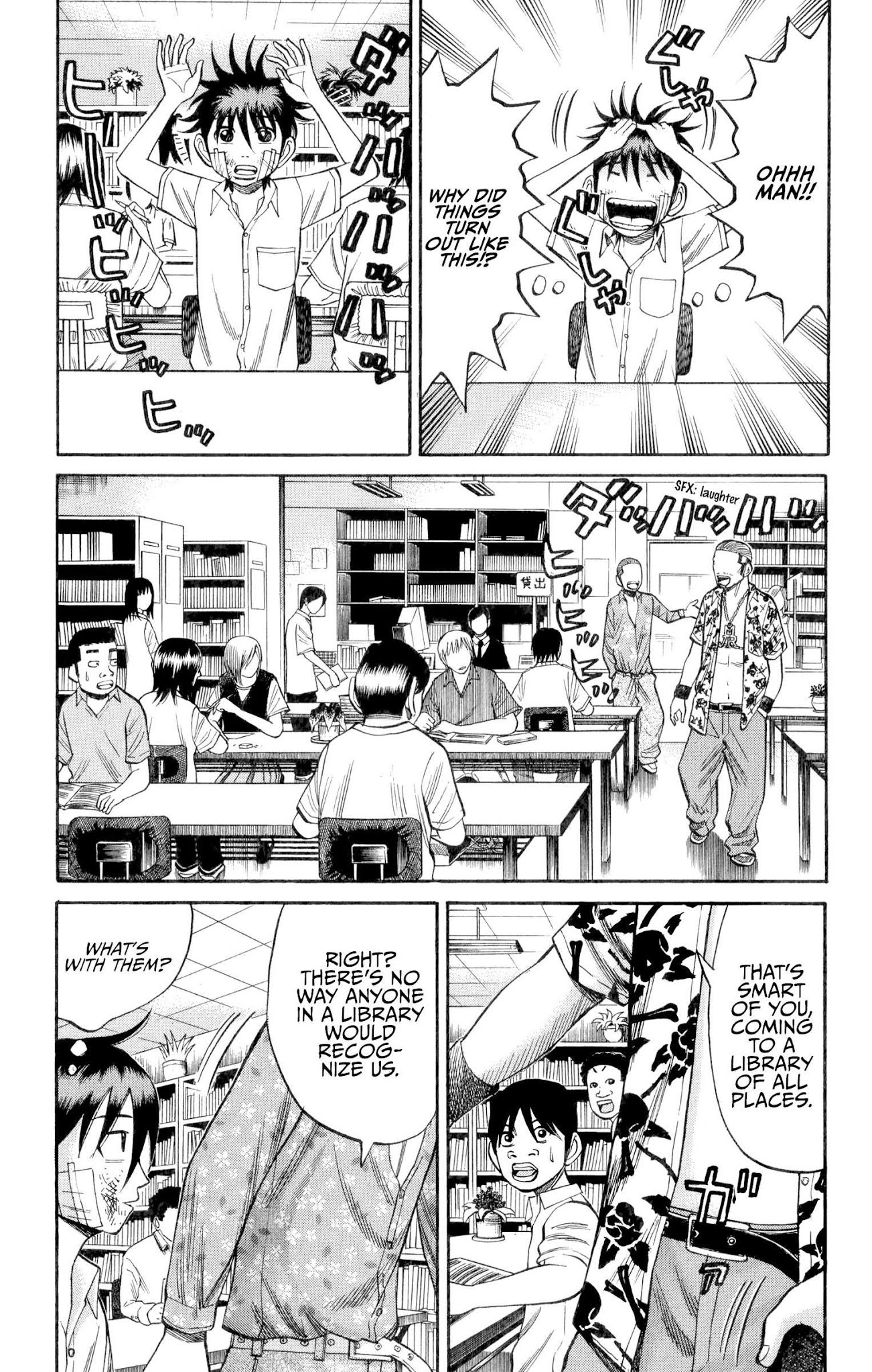 Nanba MG5 Chapter 67 page 12 - Chapter 67: Be quiet in the library